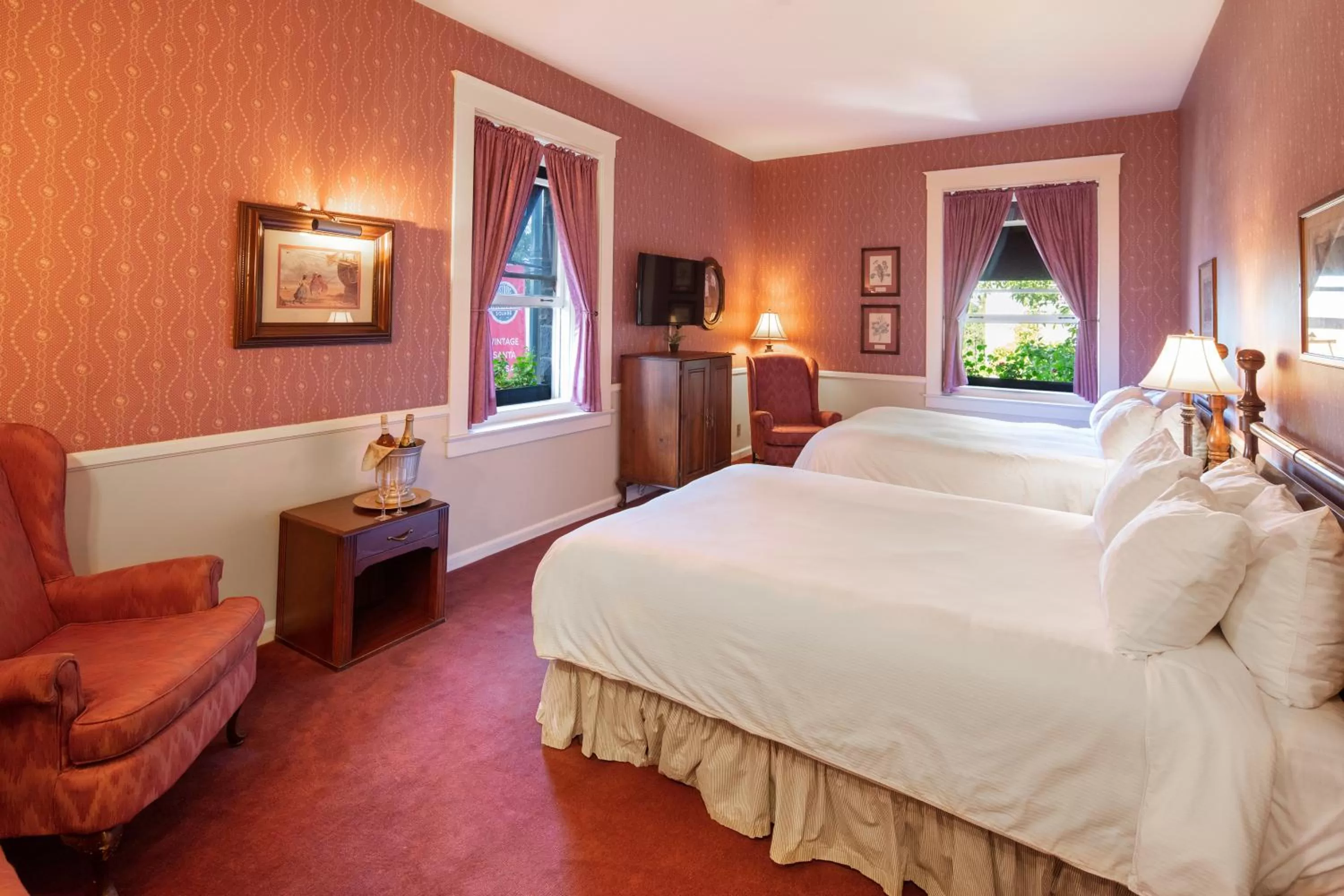 Bed in Hotel La Rose