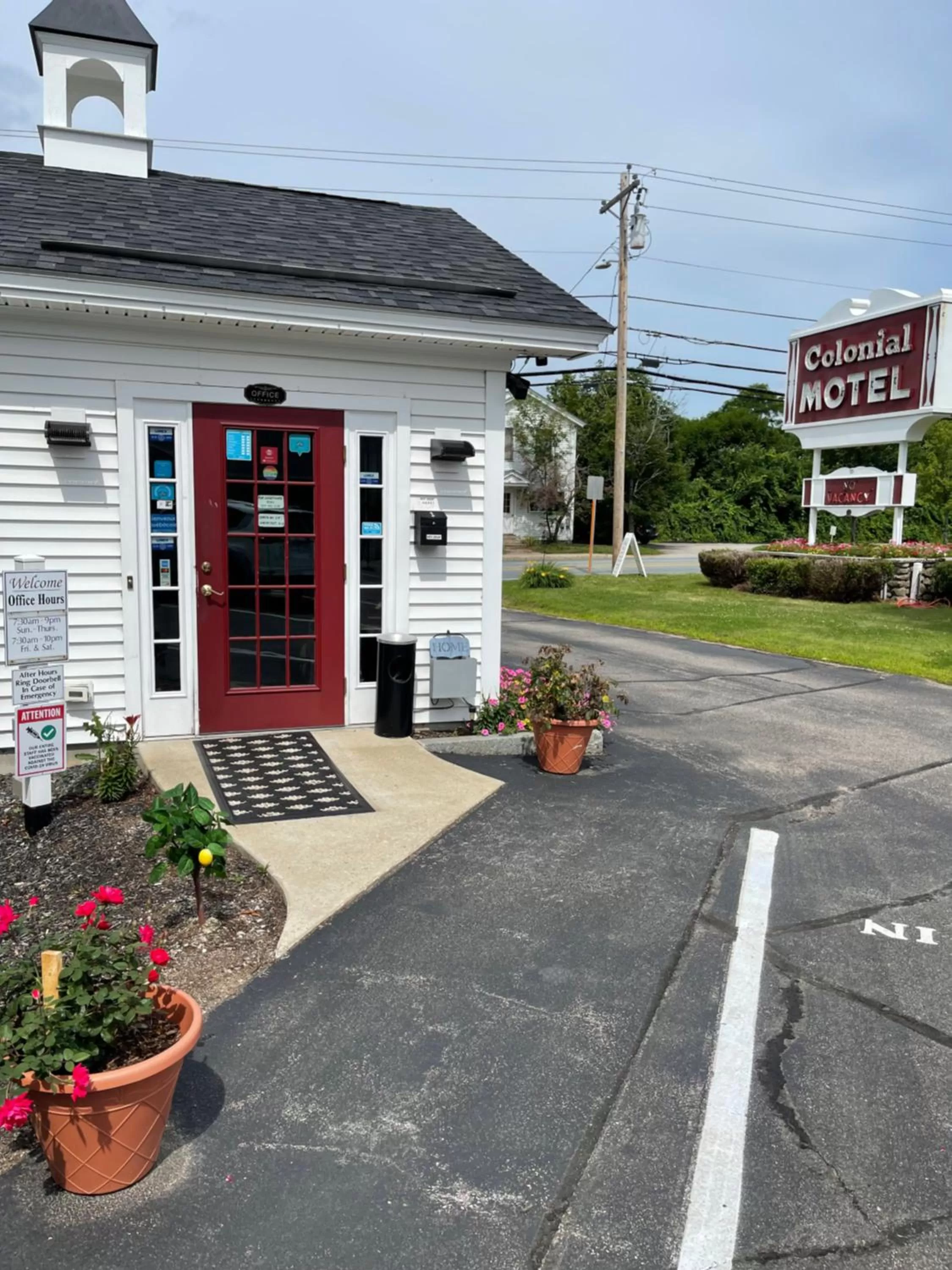 Off site in Colonial Motel