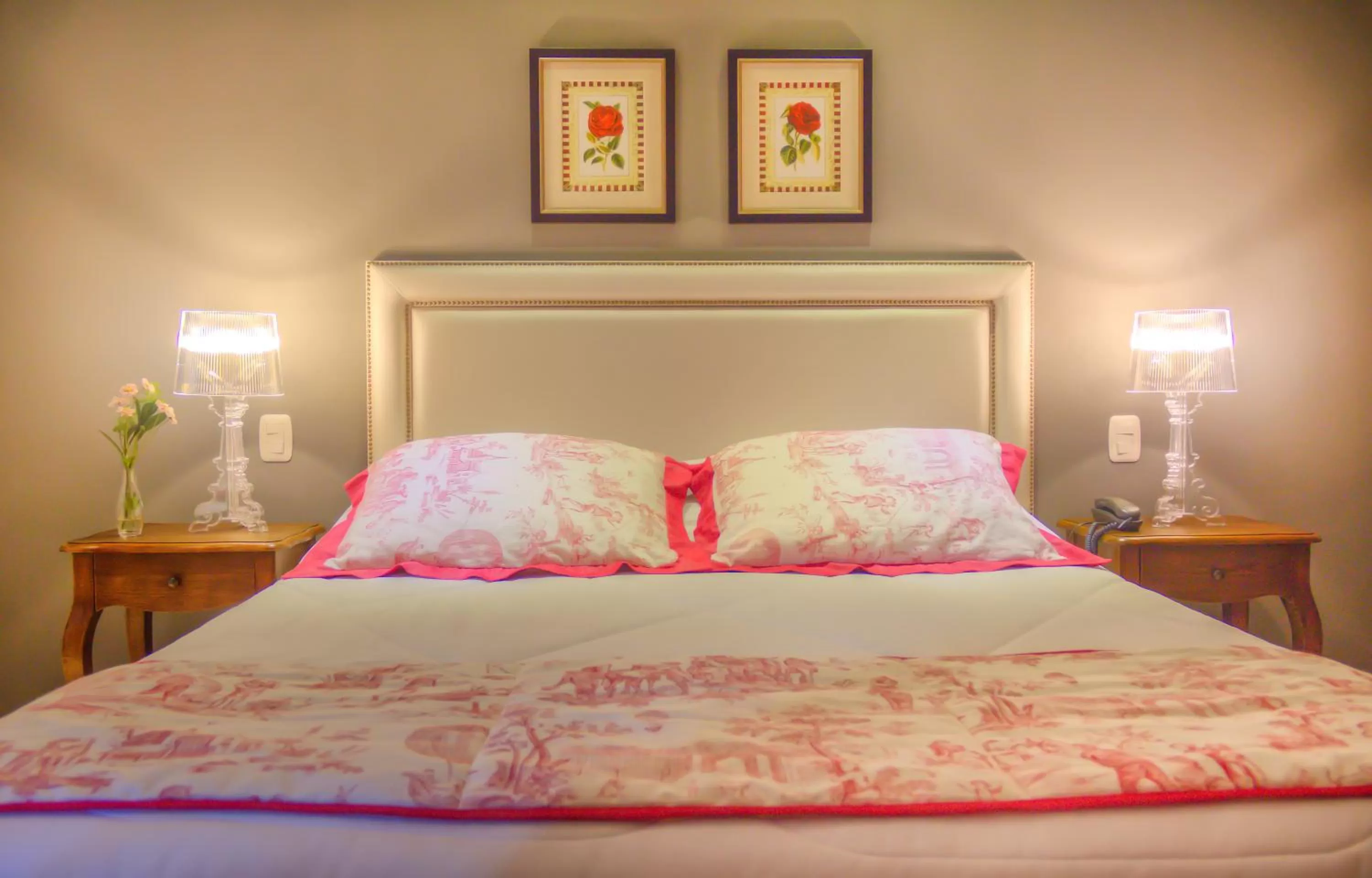 Bed in Pousada Castello Benvenutti