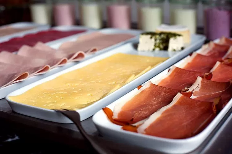 Food close-up in Hotel Aleksandra