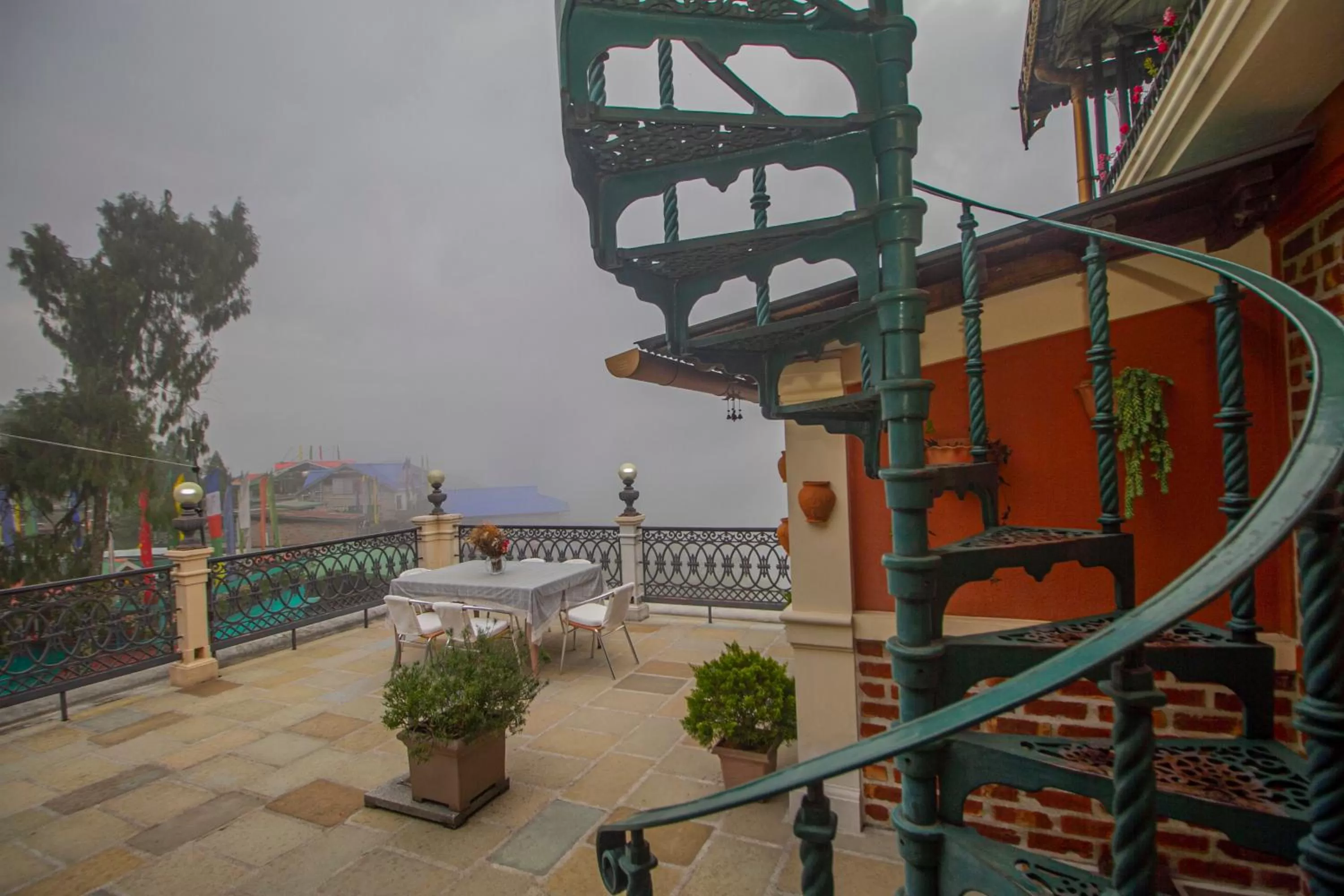 Balcony/Terrace in Amritara Luxury Villa Tosca, Gangtok