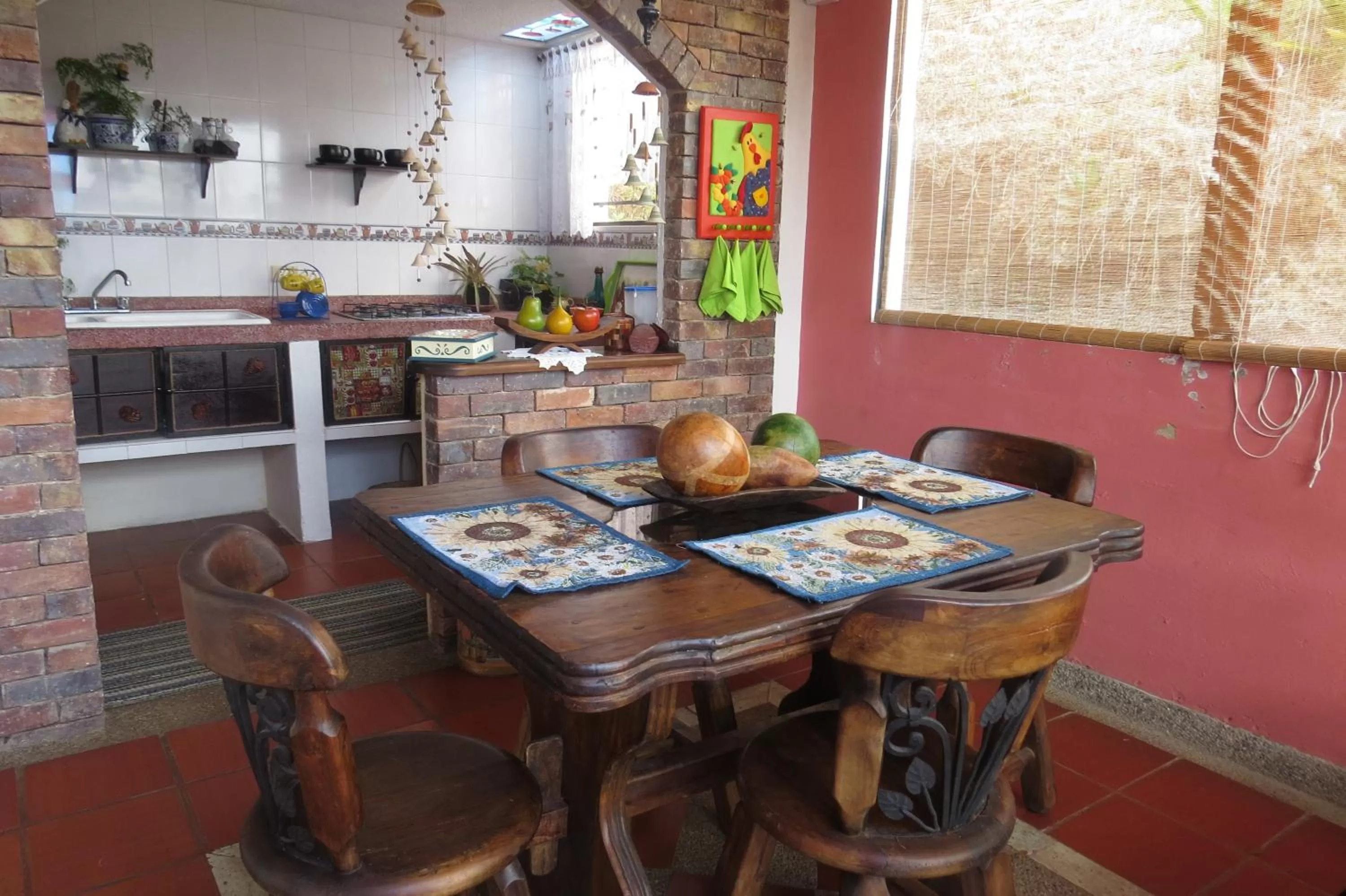 Dining area in El Pedregal Sopó