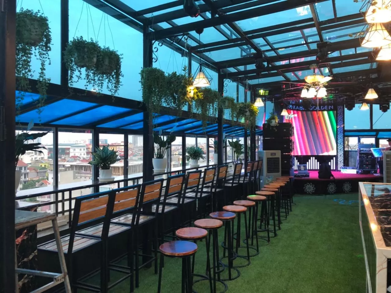 BBQ facilities in Golden Thai binh Hotel