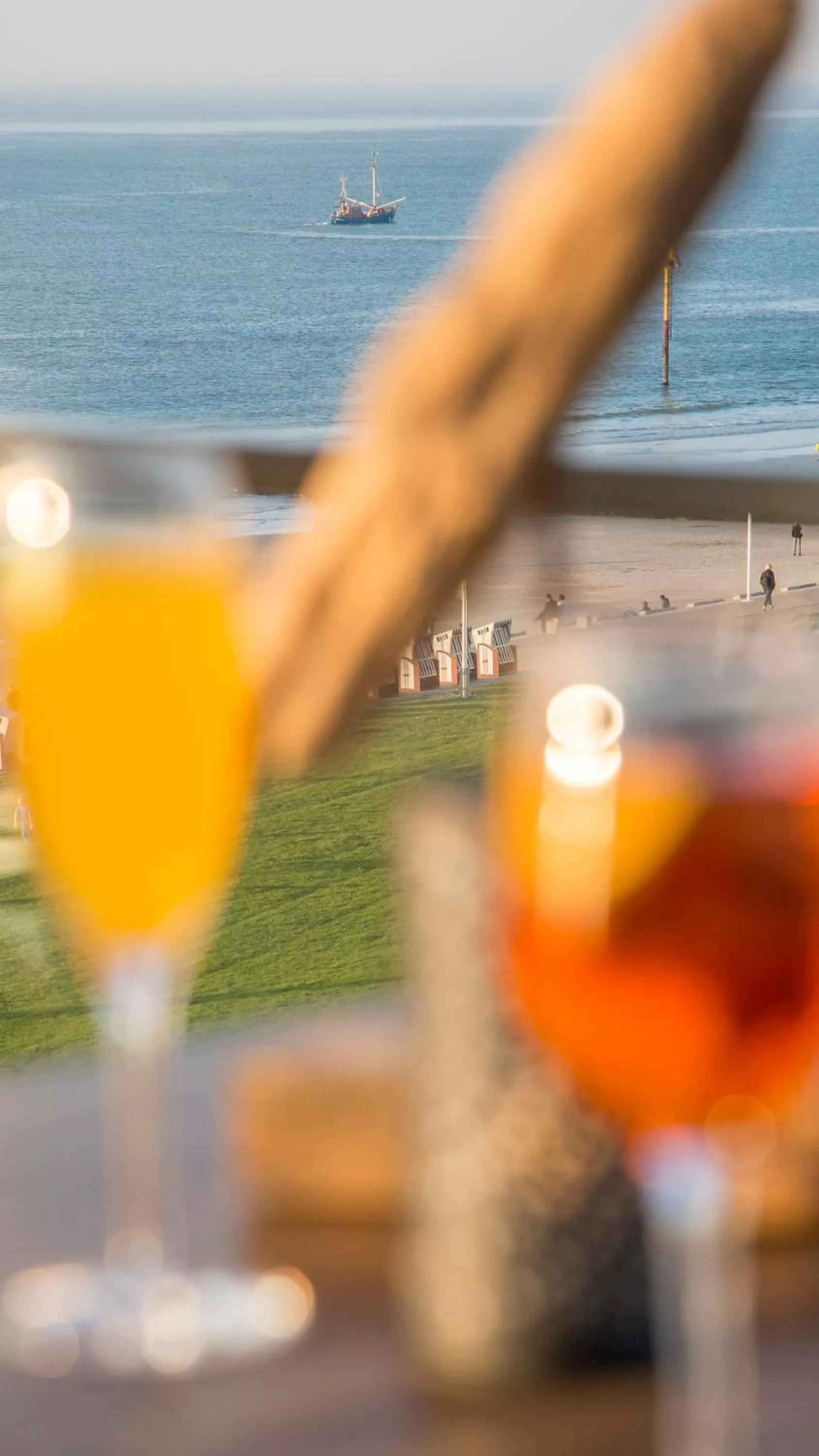 Sea view in Michels Strandhotel Germania