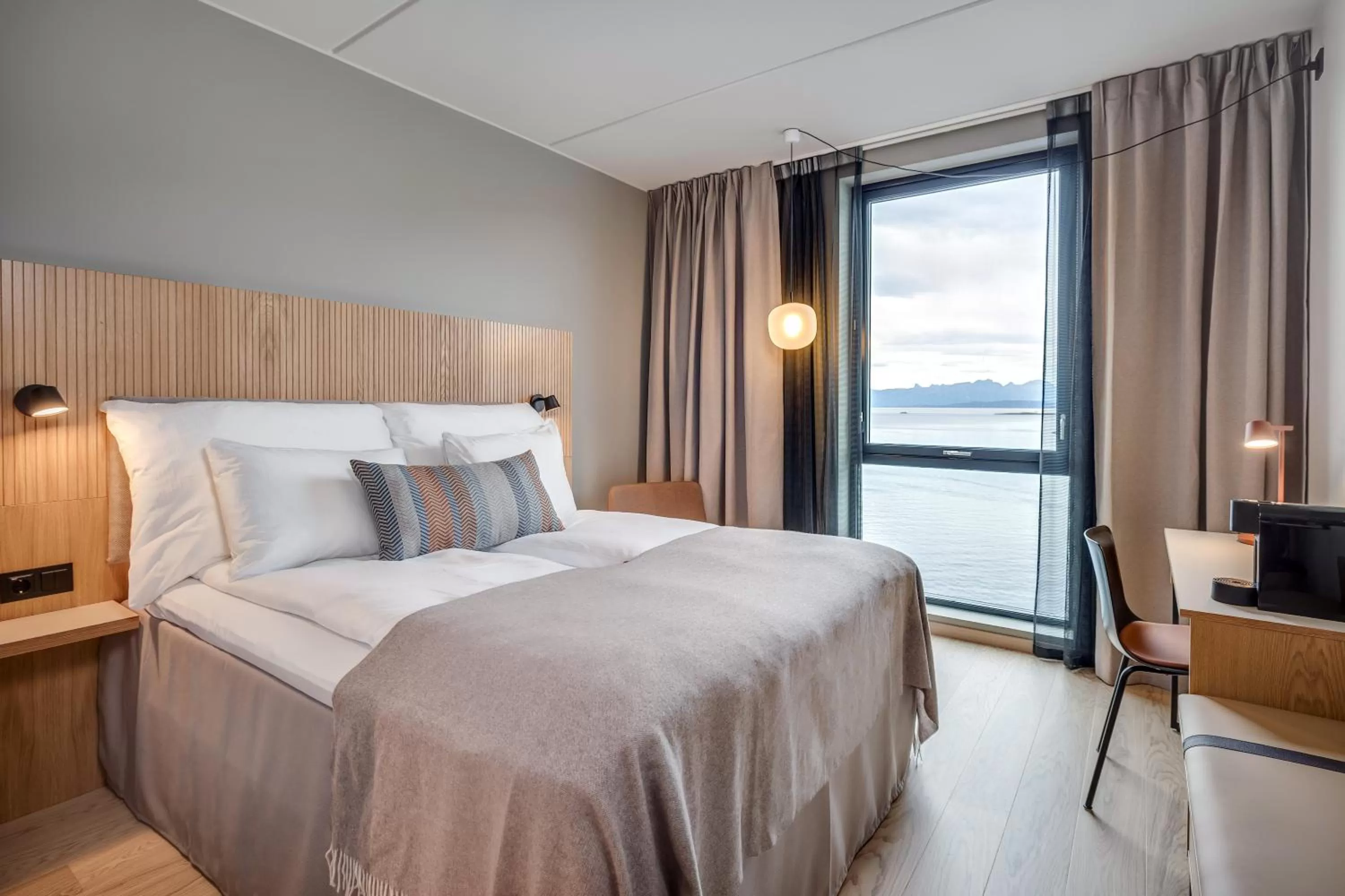Bed in Quality Hotel Harstad