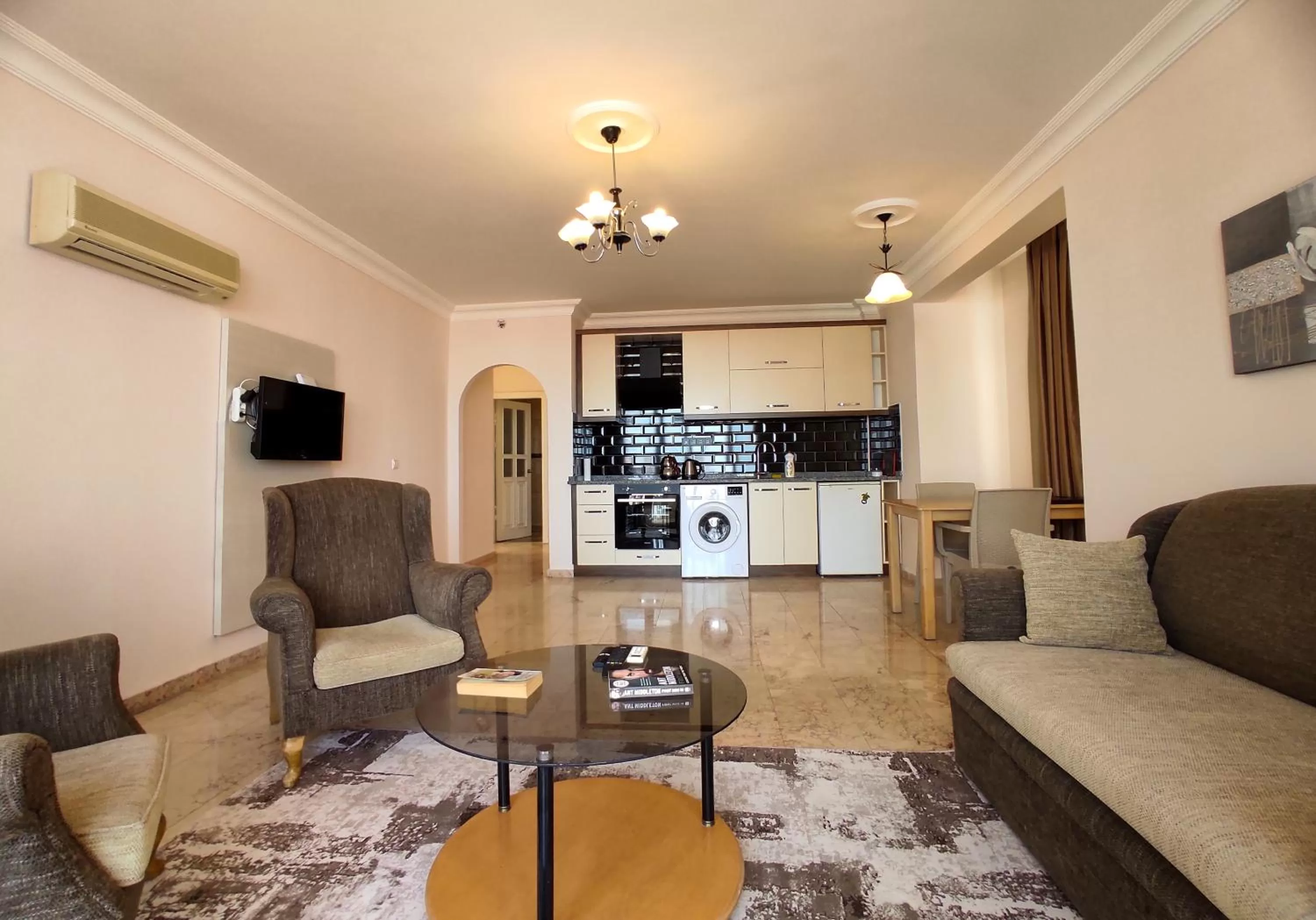 TV and multimedia, Seating Area in Paradiso Günlük Kiralık Daireler Only Room