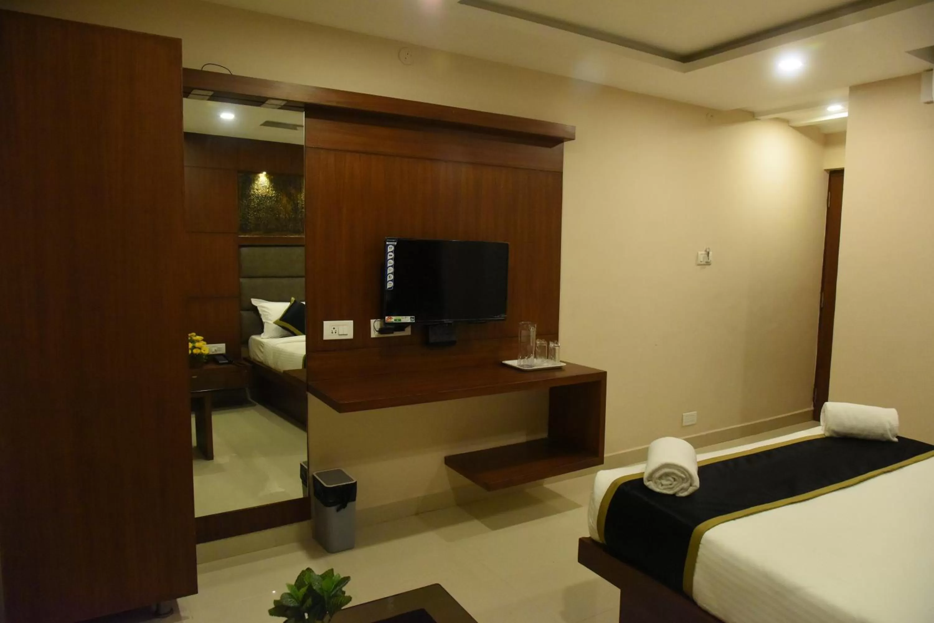 TV and multimedia, Bed in The Hydel Park - Business Class Hotel - Near Central Railway Station