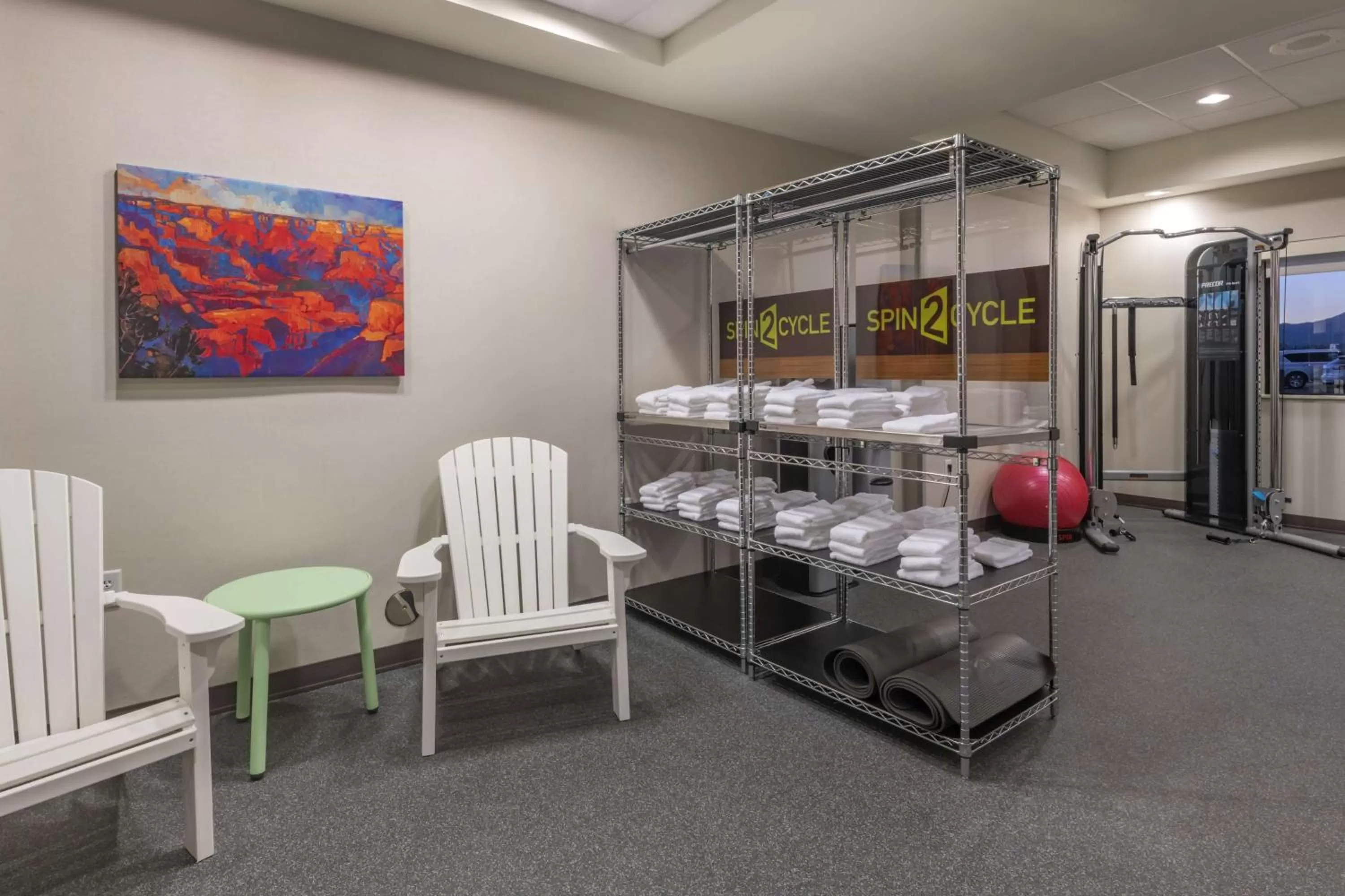 Fitness centre/facilities in Home2 Suites by Hilton Kingman