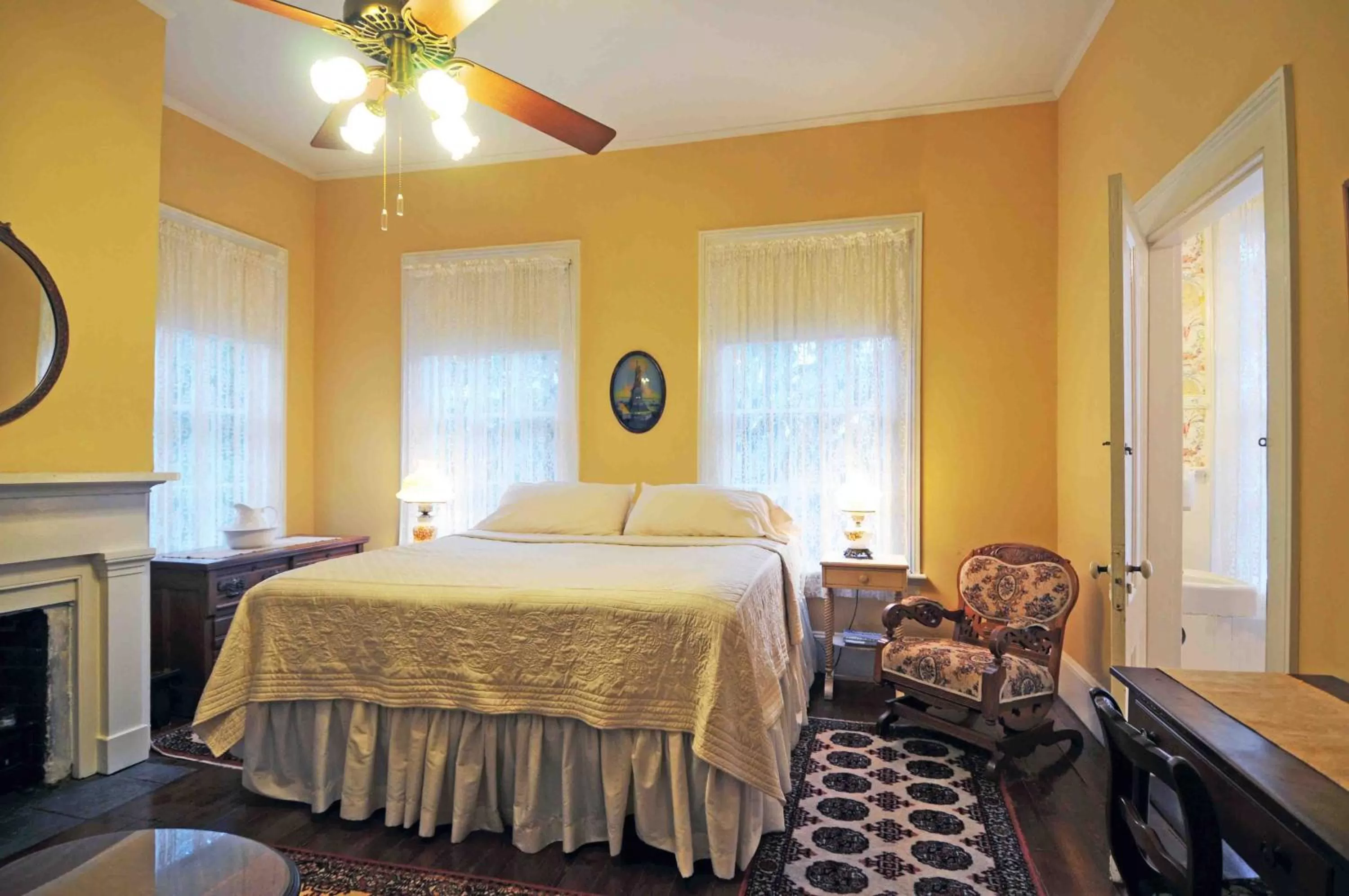 Bed in 1872 Denham Inn