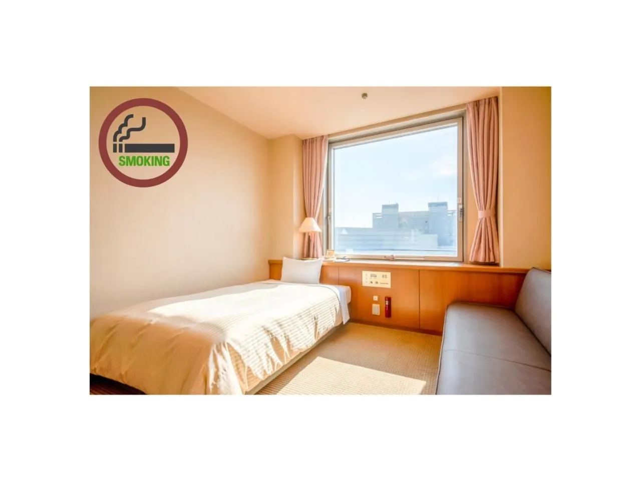 Bed in Hiroshima City Bunka Koryu Kaikan