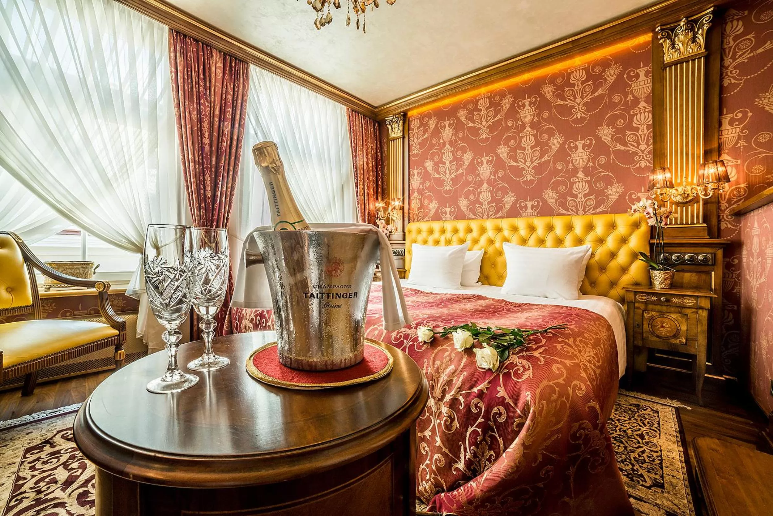 Photo of the whole room, Bed in Imperial Hotel & Restaurant