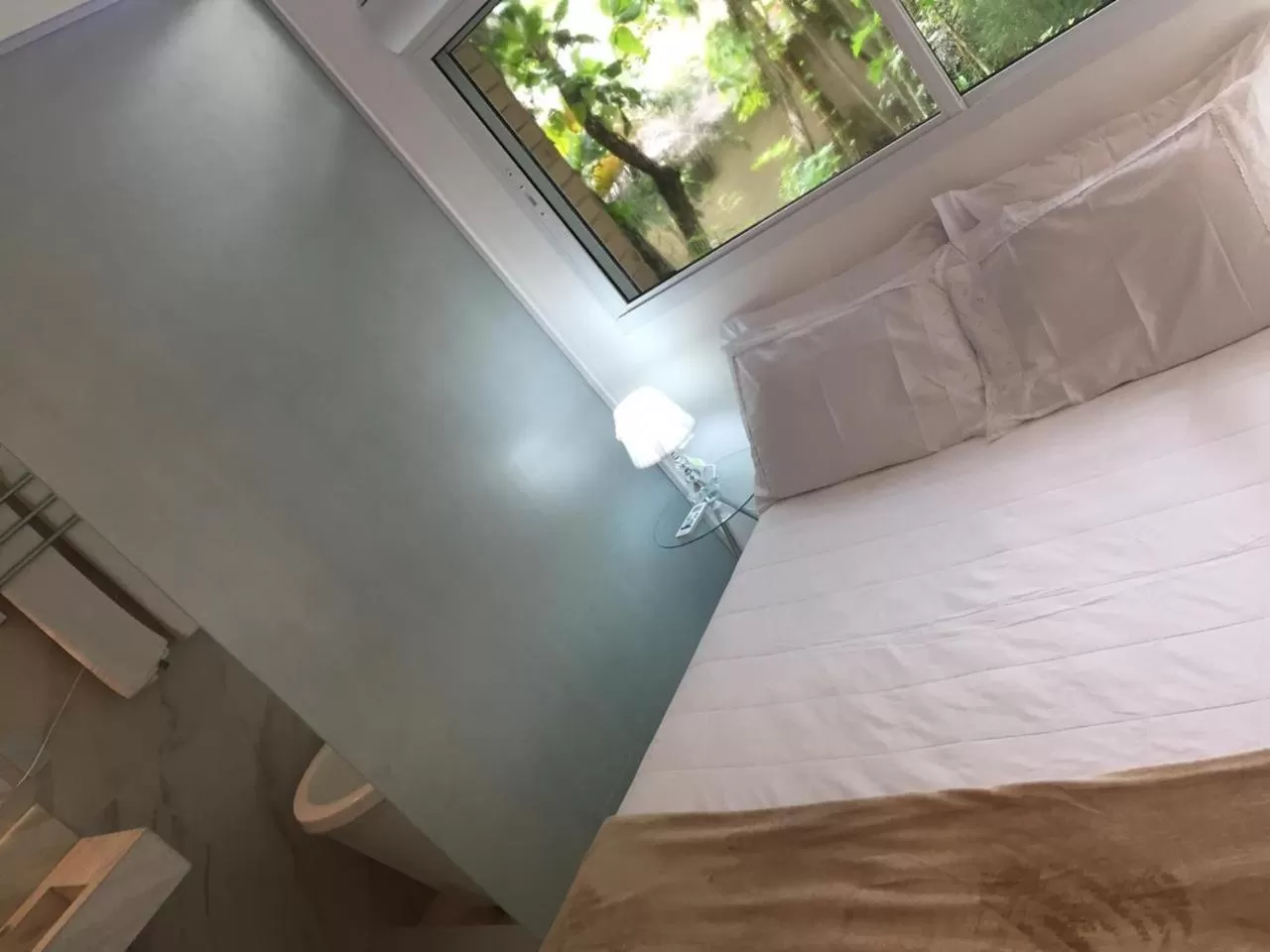 Bed in Apart Hotel Delphin Guaruja