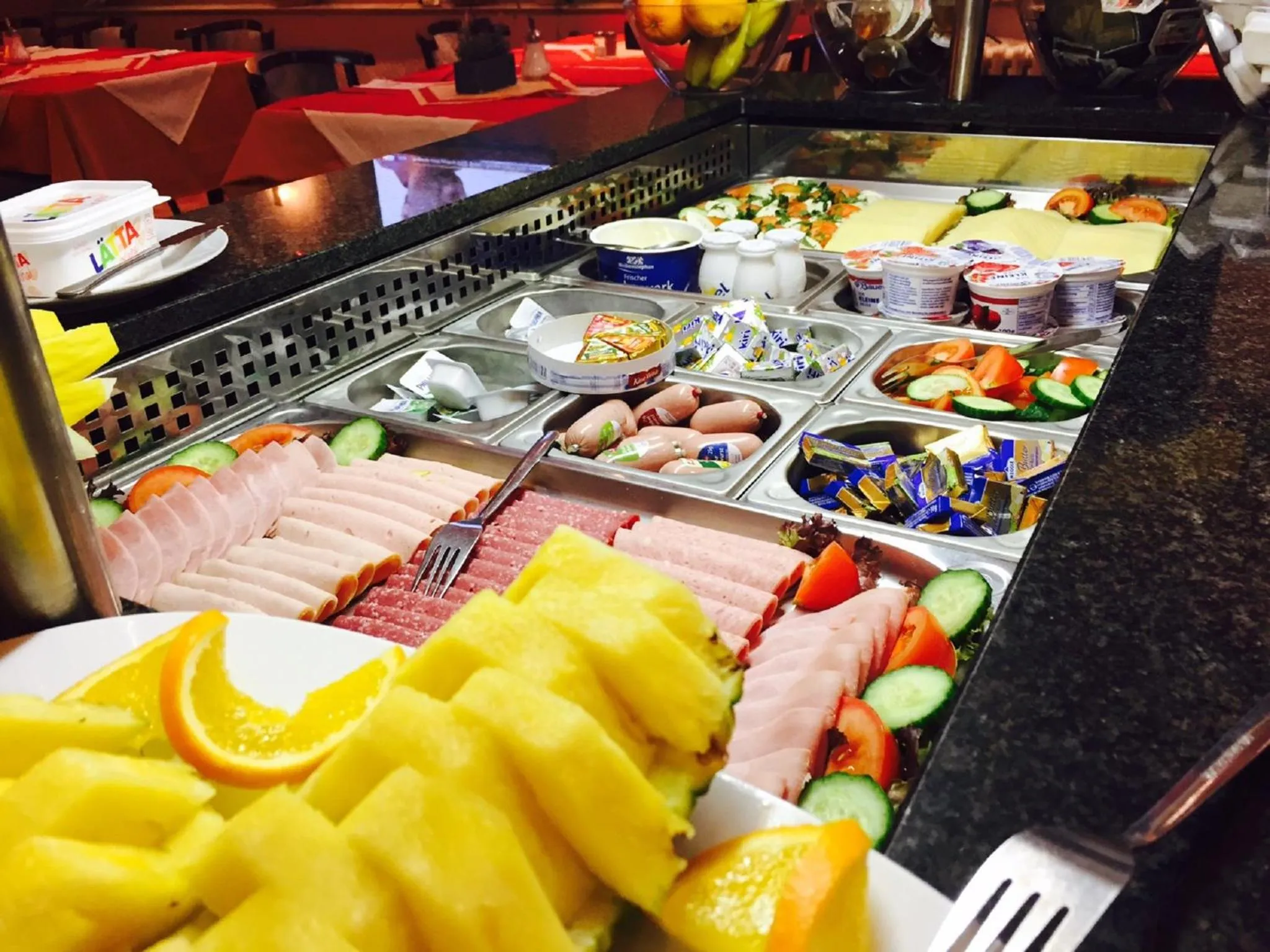 Buffet breakfast in Hotel Kunibert der Fiese - Superior