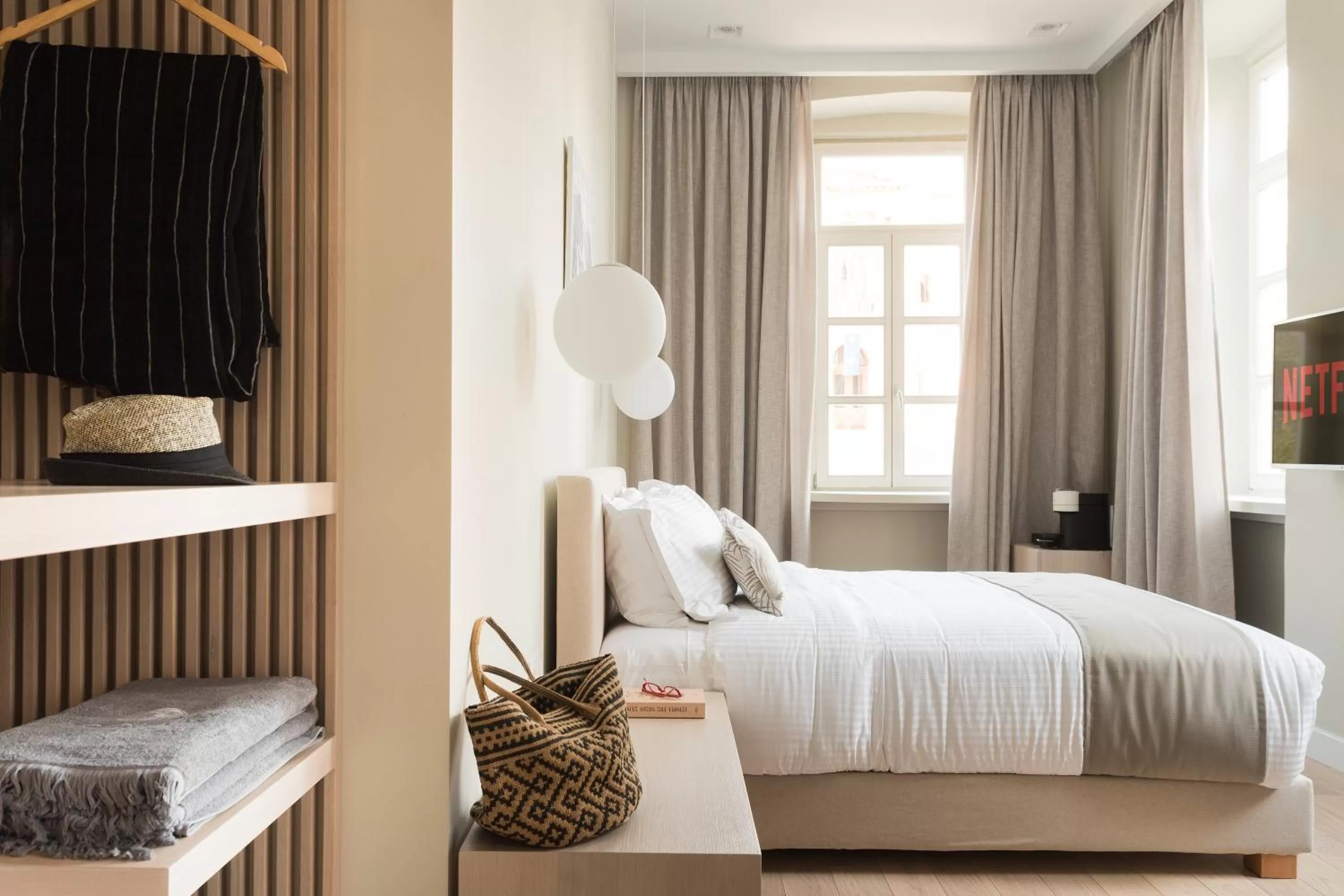 Bed in SYROS SOUL LUXURY SUITES