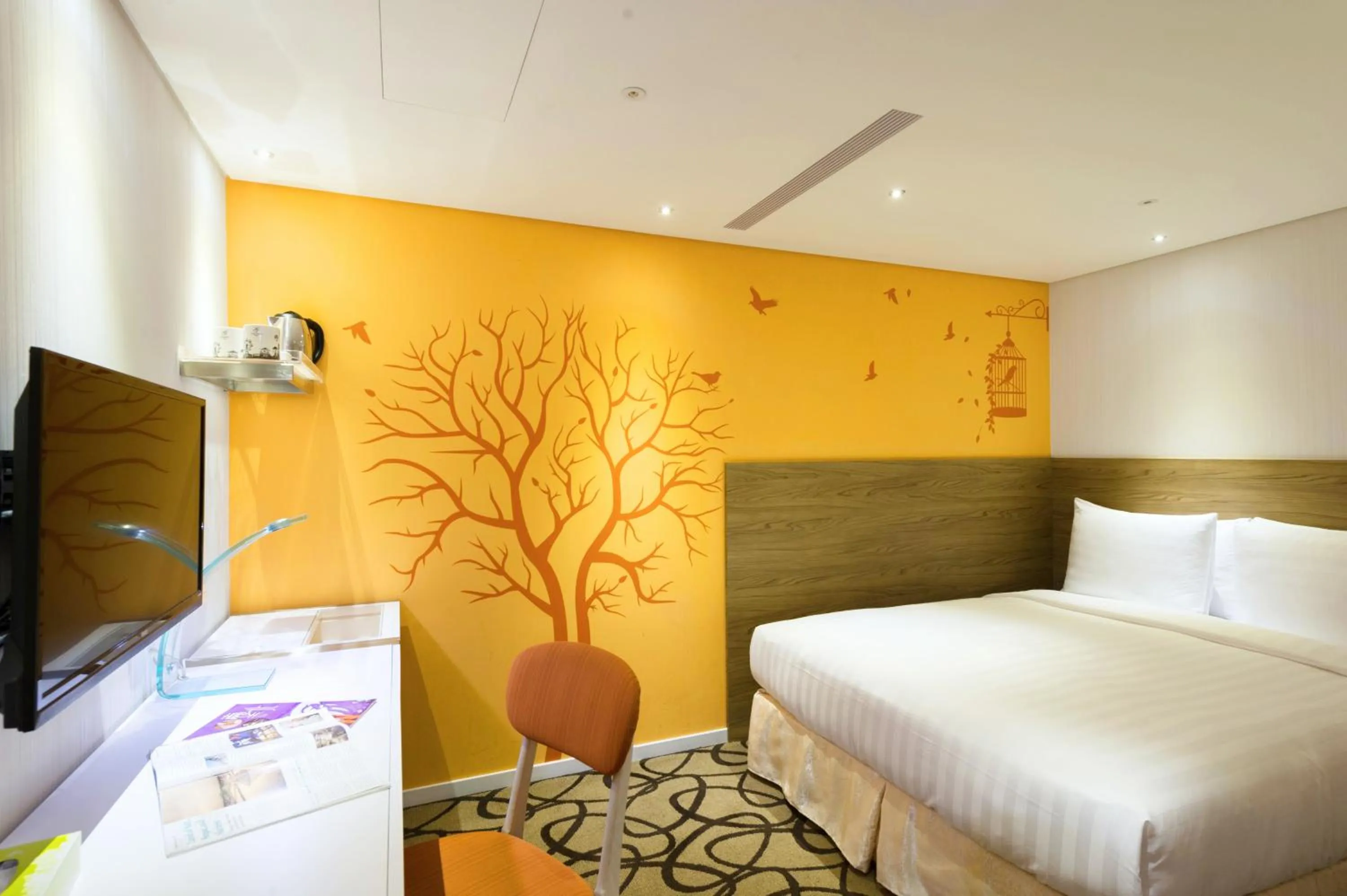 Bed in Green World Hotel - Zhonghua