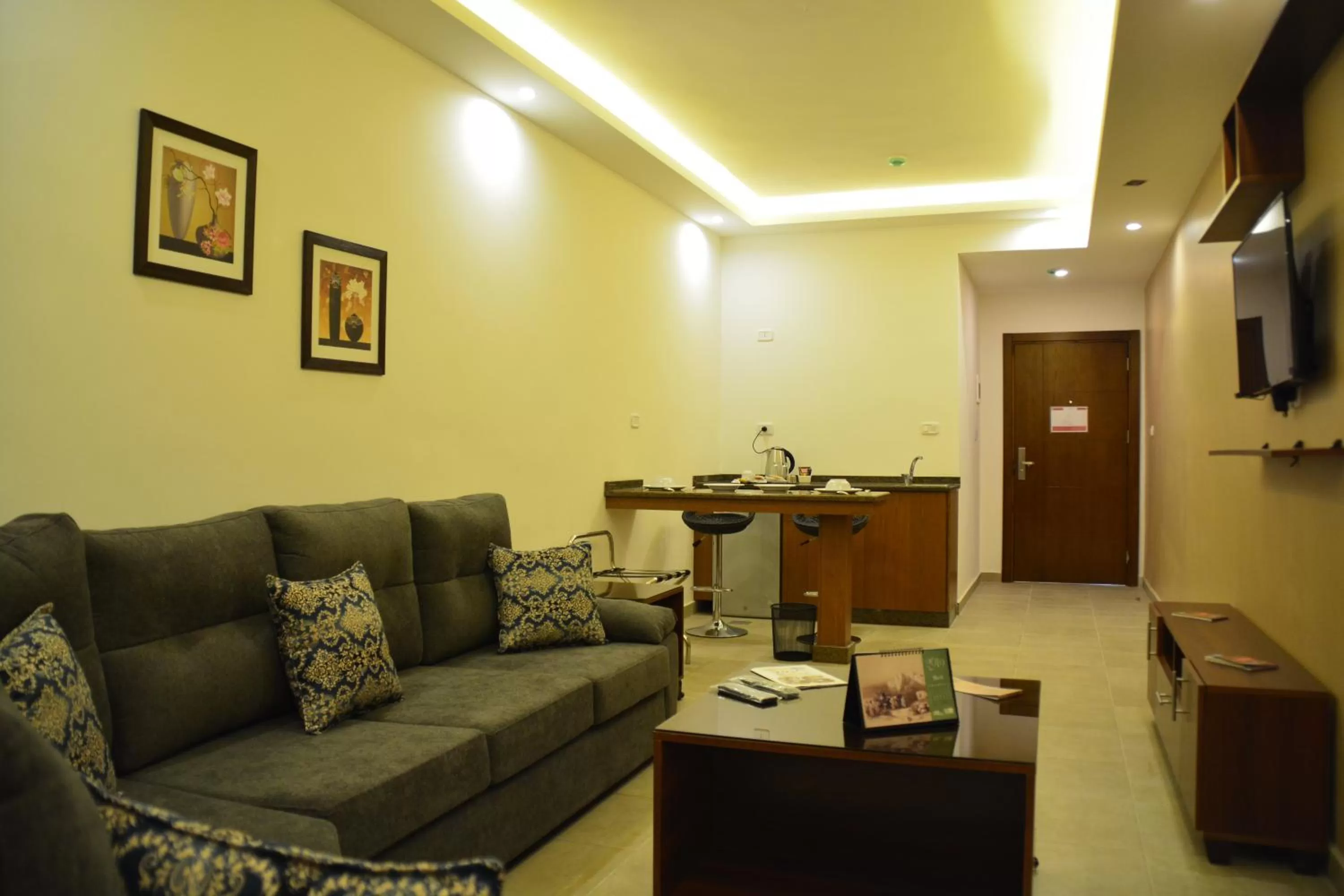 Living room in سما عمان للشقق الفندقية Sama Amman Hotel Apartments