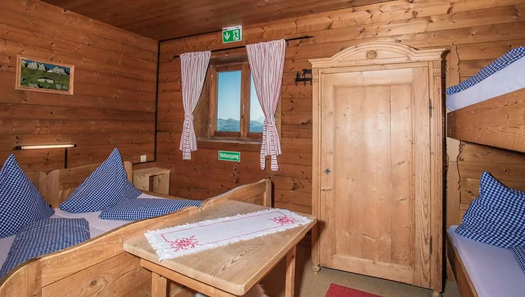 Hocheckhuette On Top of the Kitzbuehel Hahnenkamm Mountain