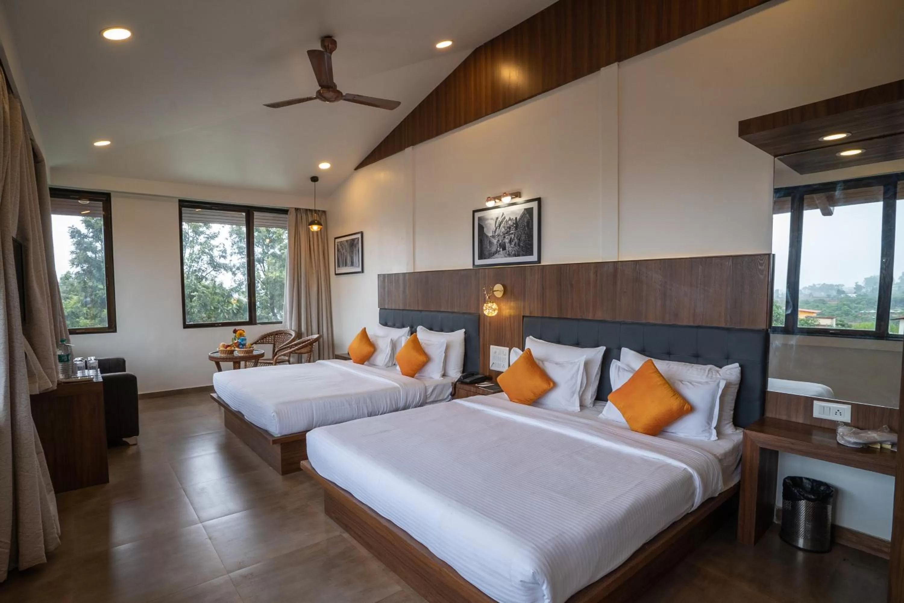 Bed in Jivanta Mahabaleshwar
