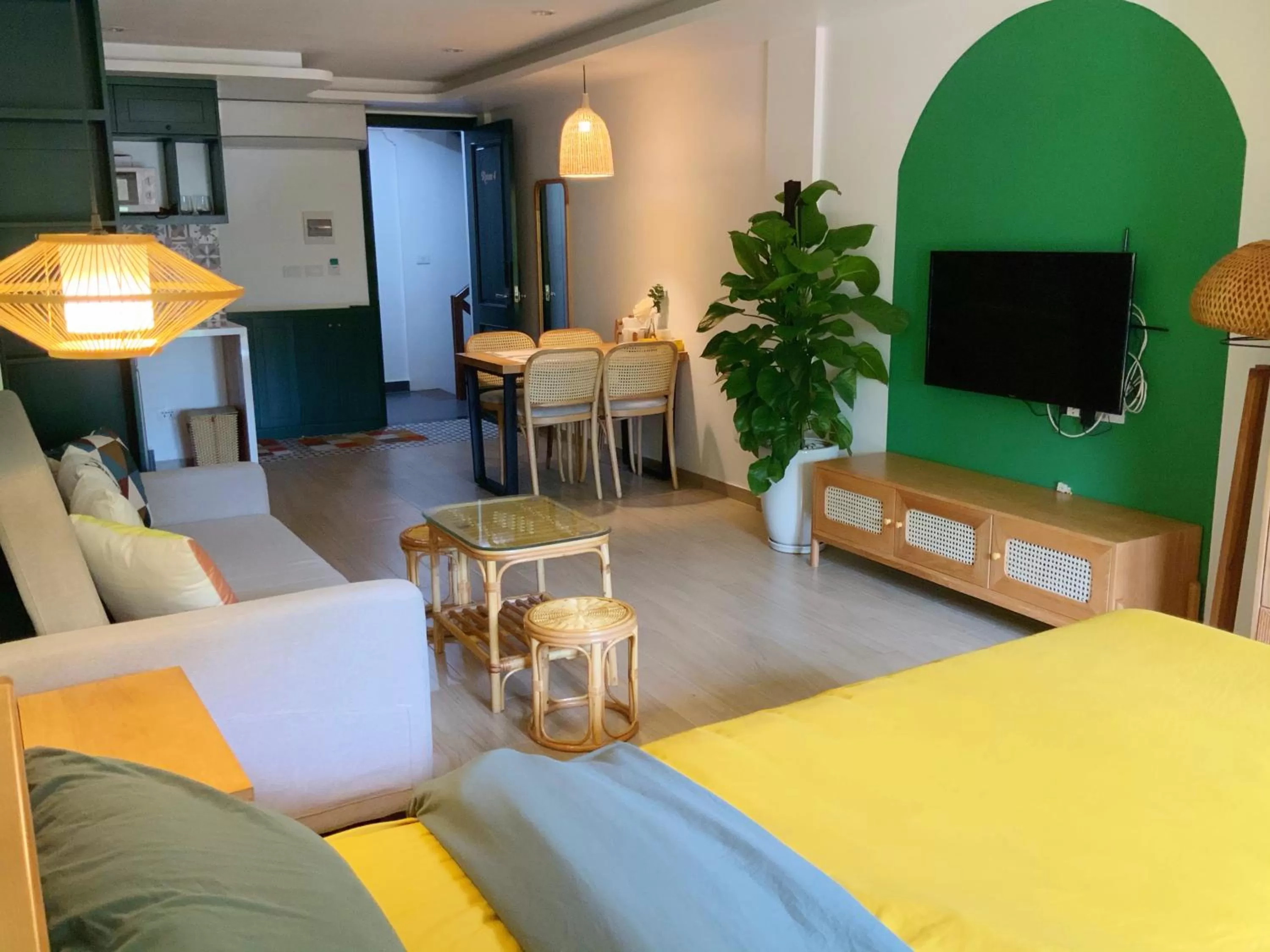 Living room in Lubi House Homestay