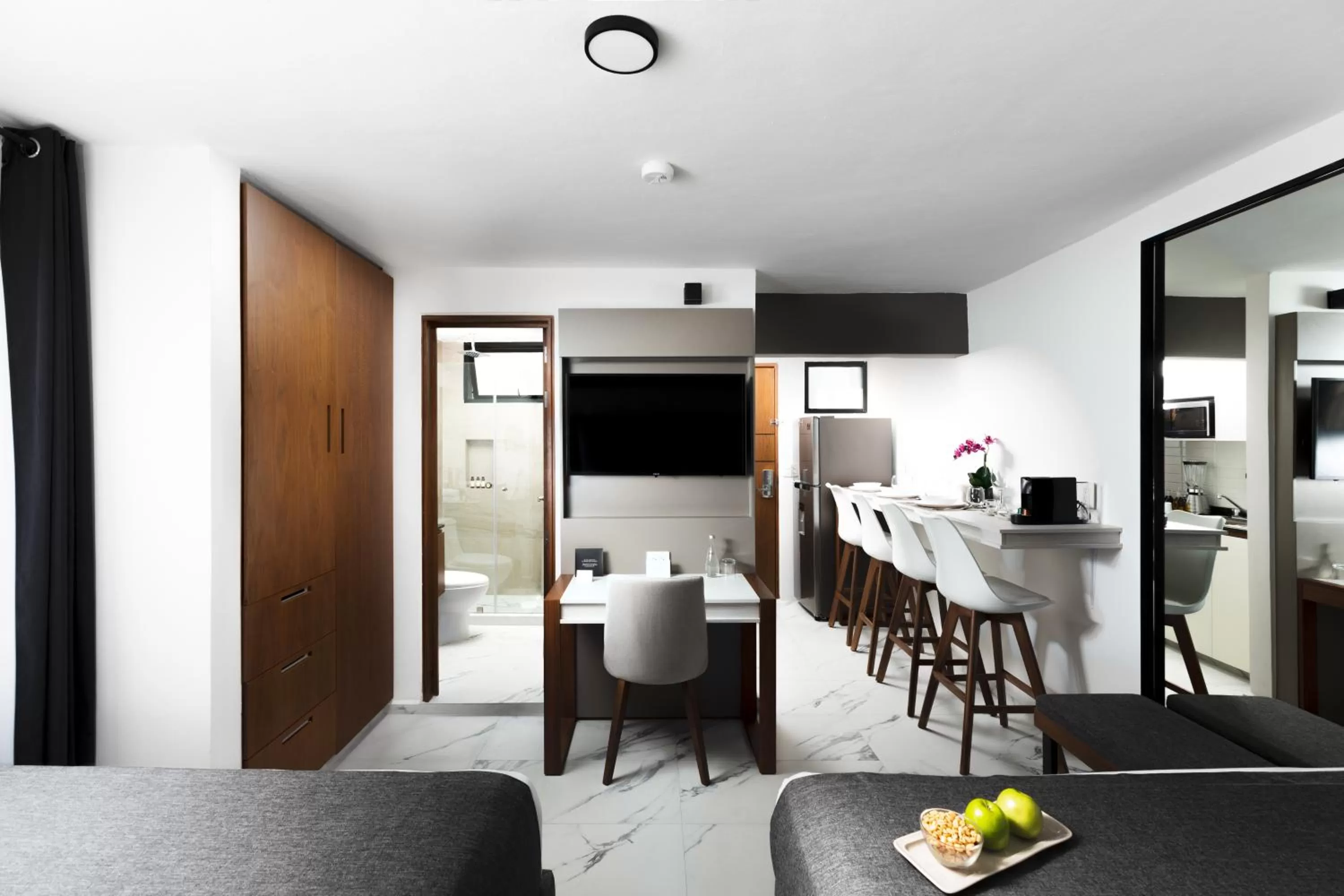 Living room in Seven Boutique Apartments Cancún