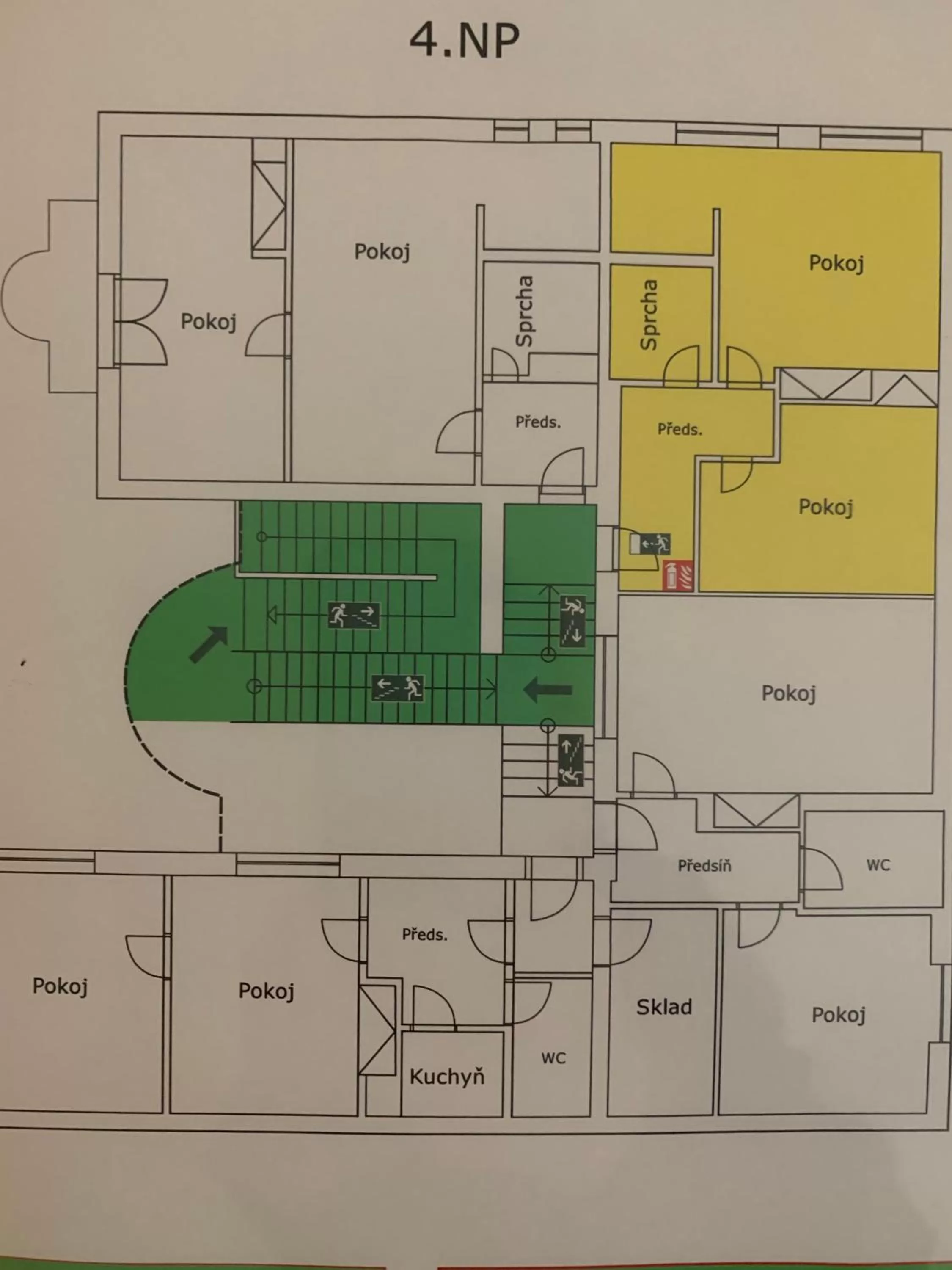 Floor plan in Apartma La Provence