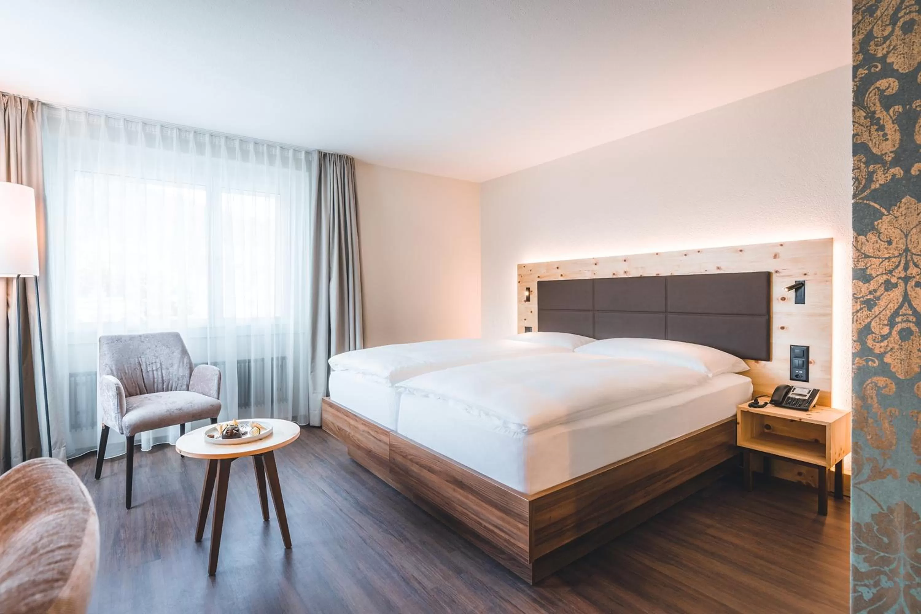 Photo of the whole room, Bed in Hotel Laudinella