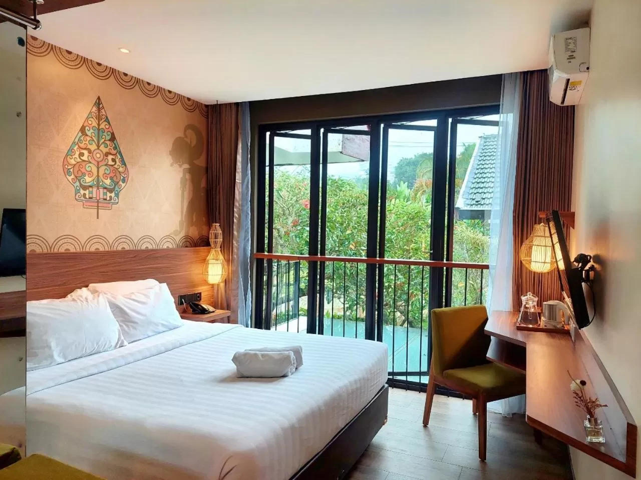 Bed in The Batu Hotel & Villas
