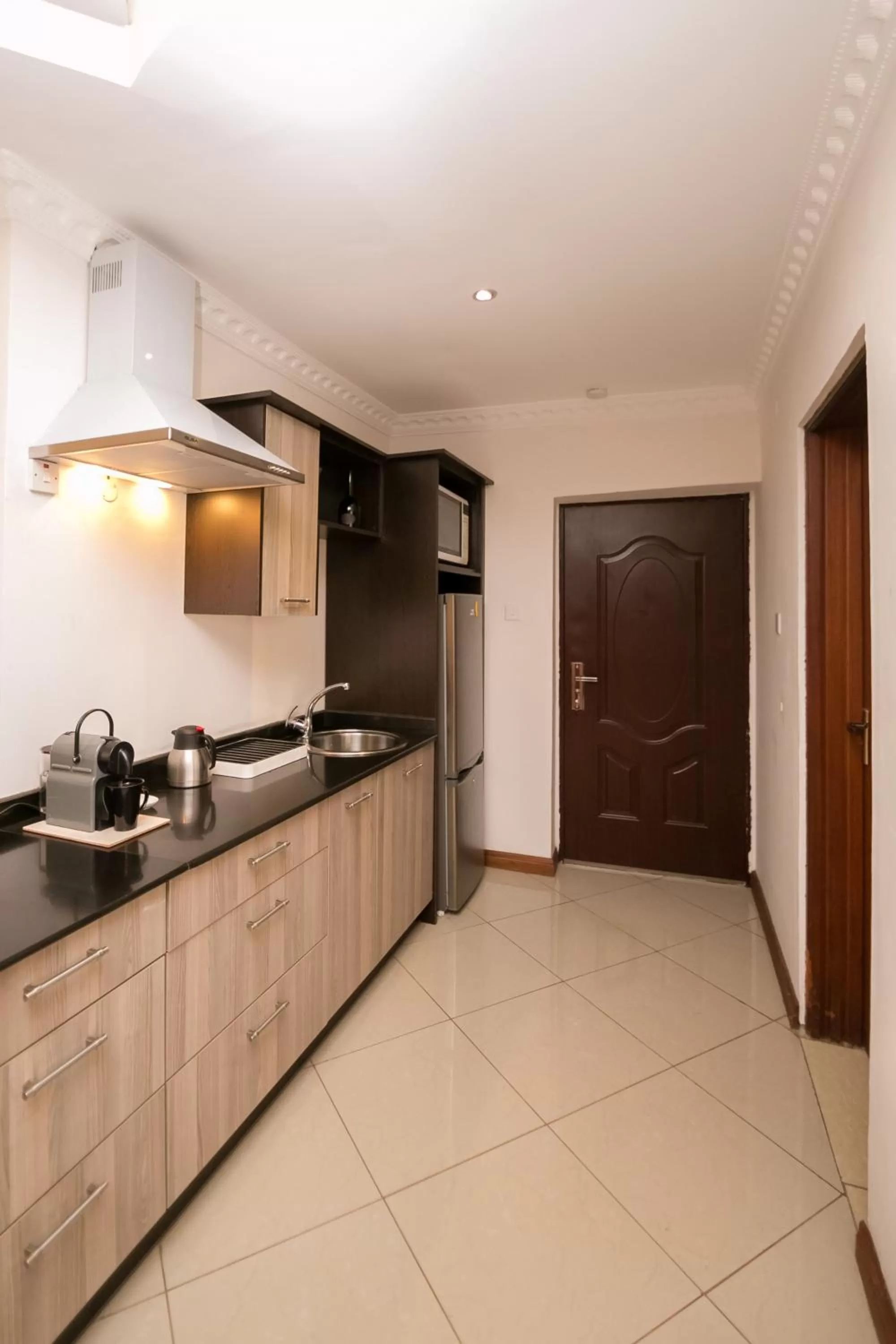 Kitchen or kitchenette in Hotel Rudi