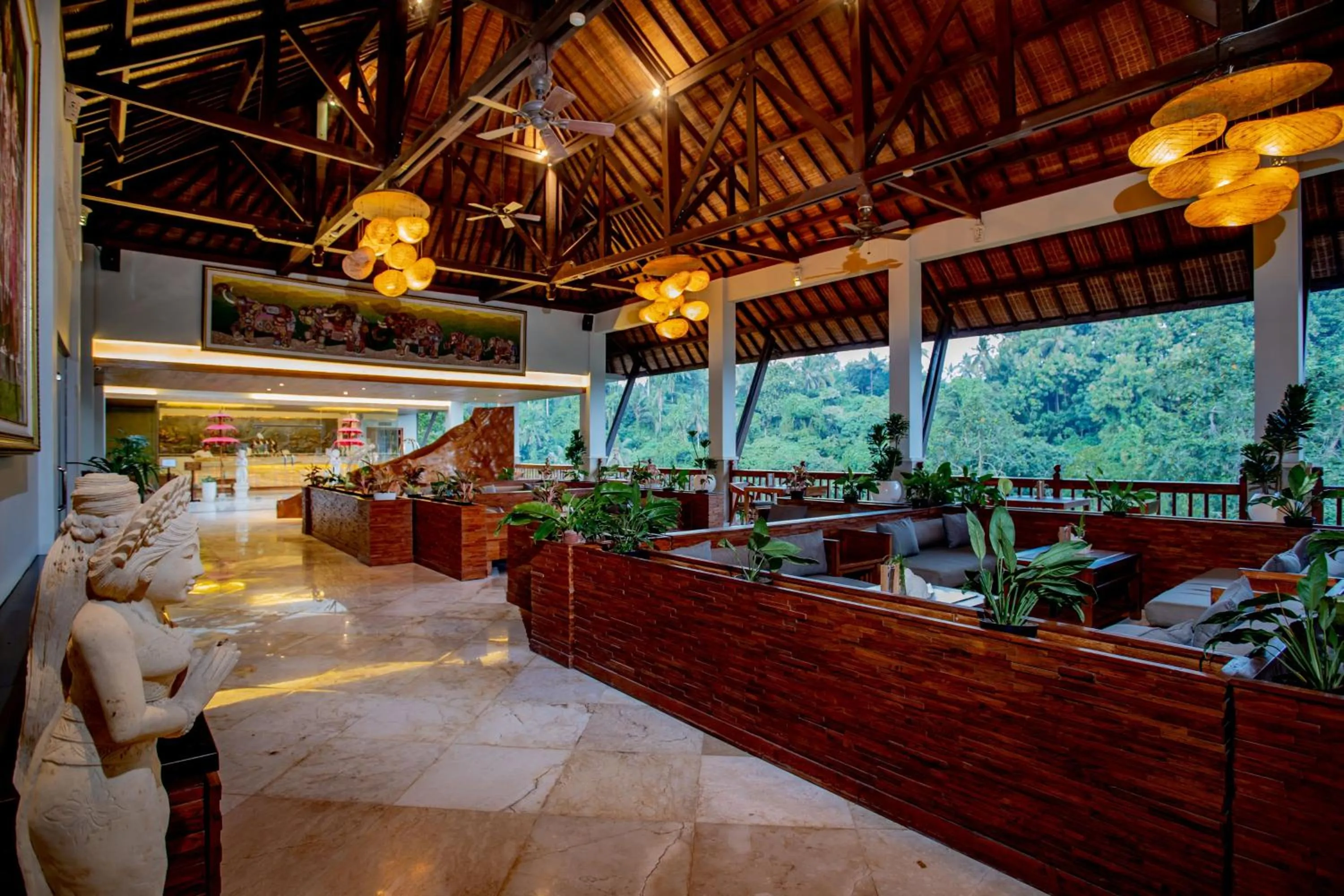 Lobby or reception in The Lokha Ubud Resort, Villas & SPA