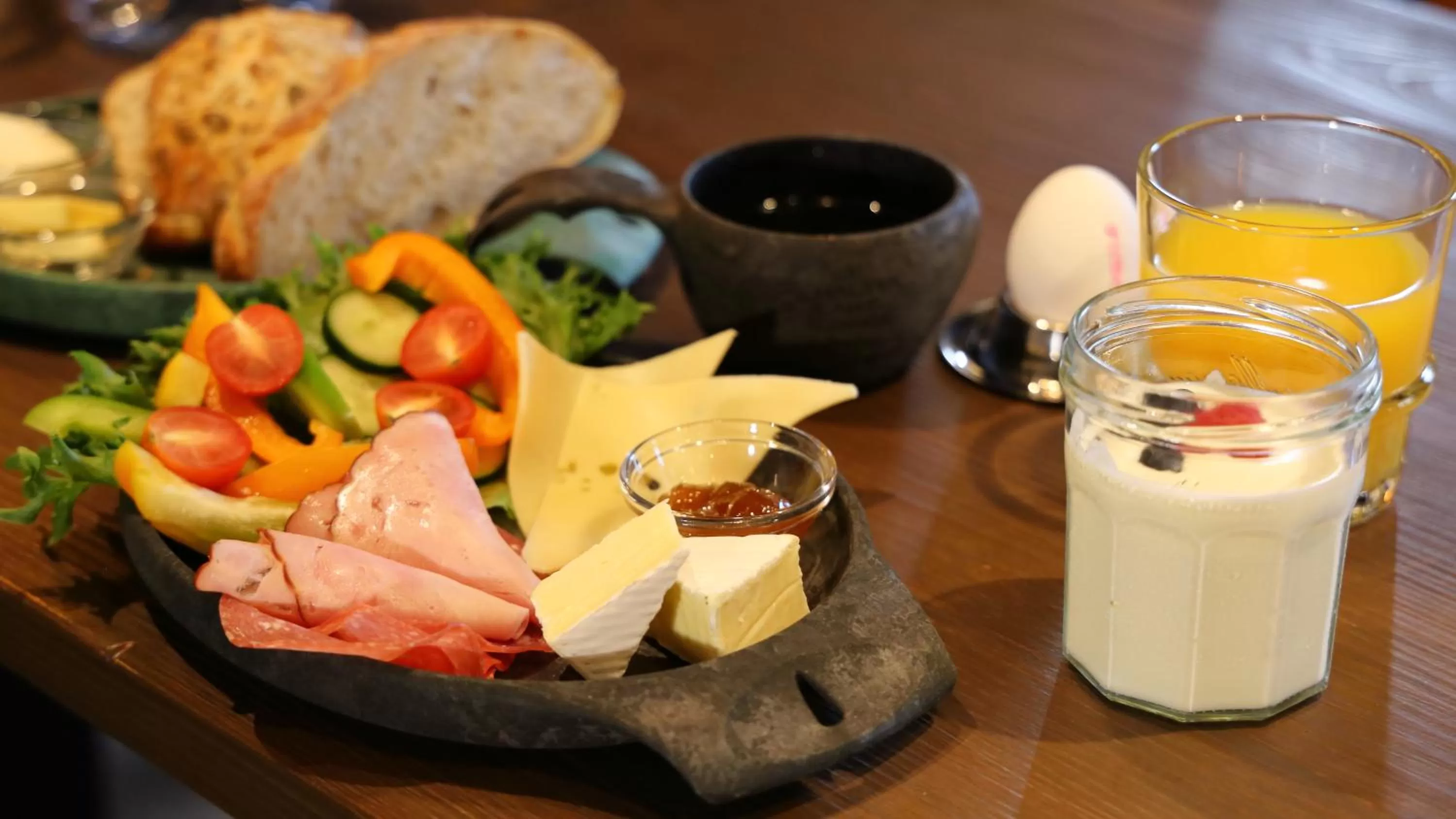 Breakfast in Haltia Lake Lodge nature boutique hotel & glamping