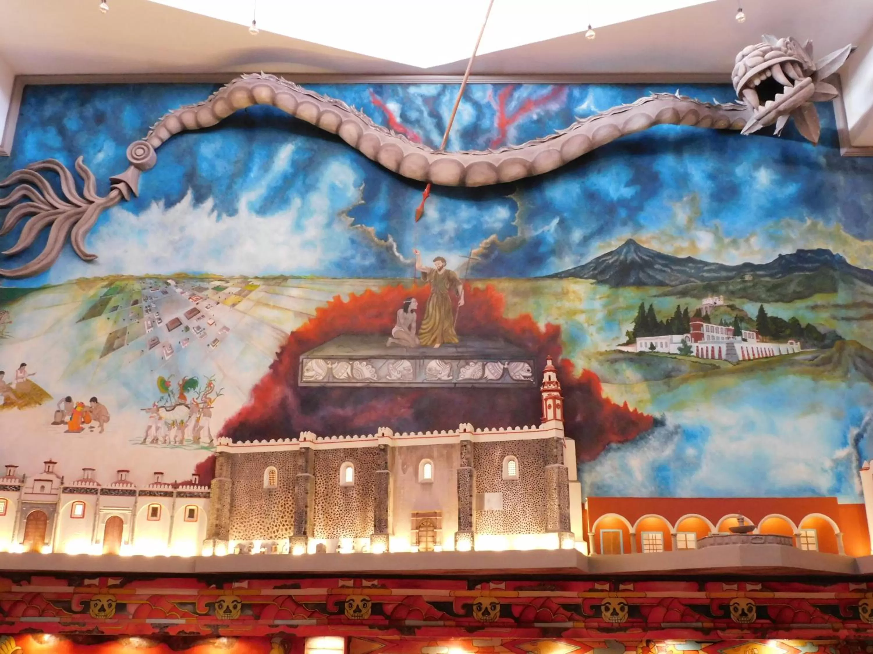 Decorative detail in Hotel Santa Rosa