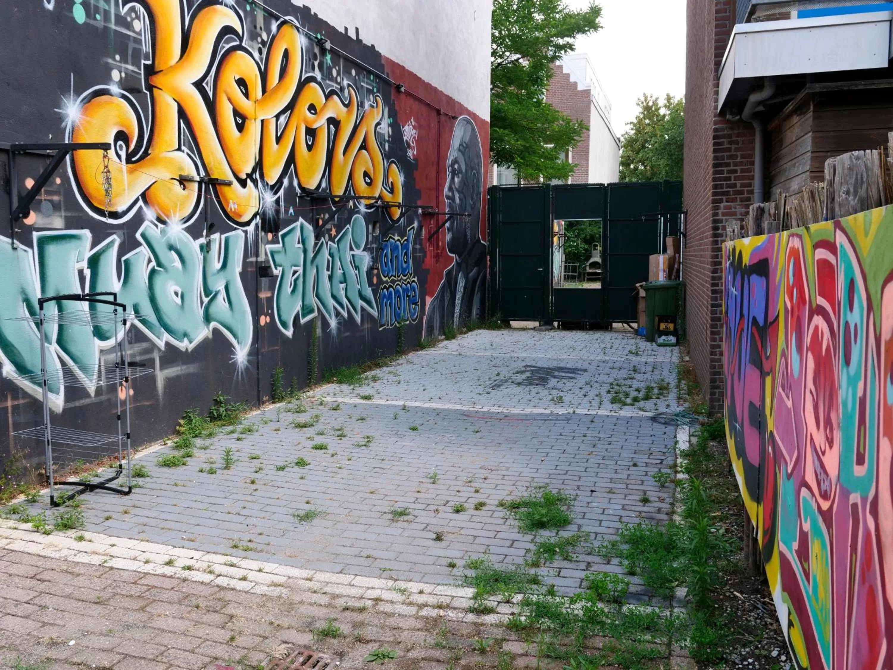 Patio in The Diesel Bed and Breakfast