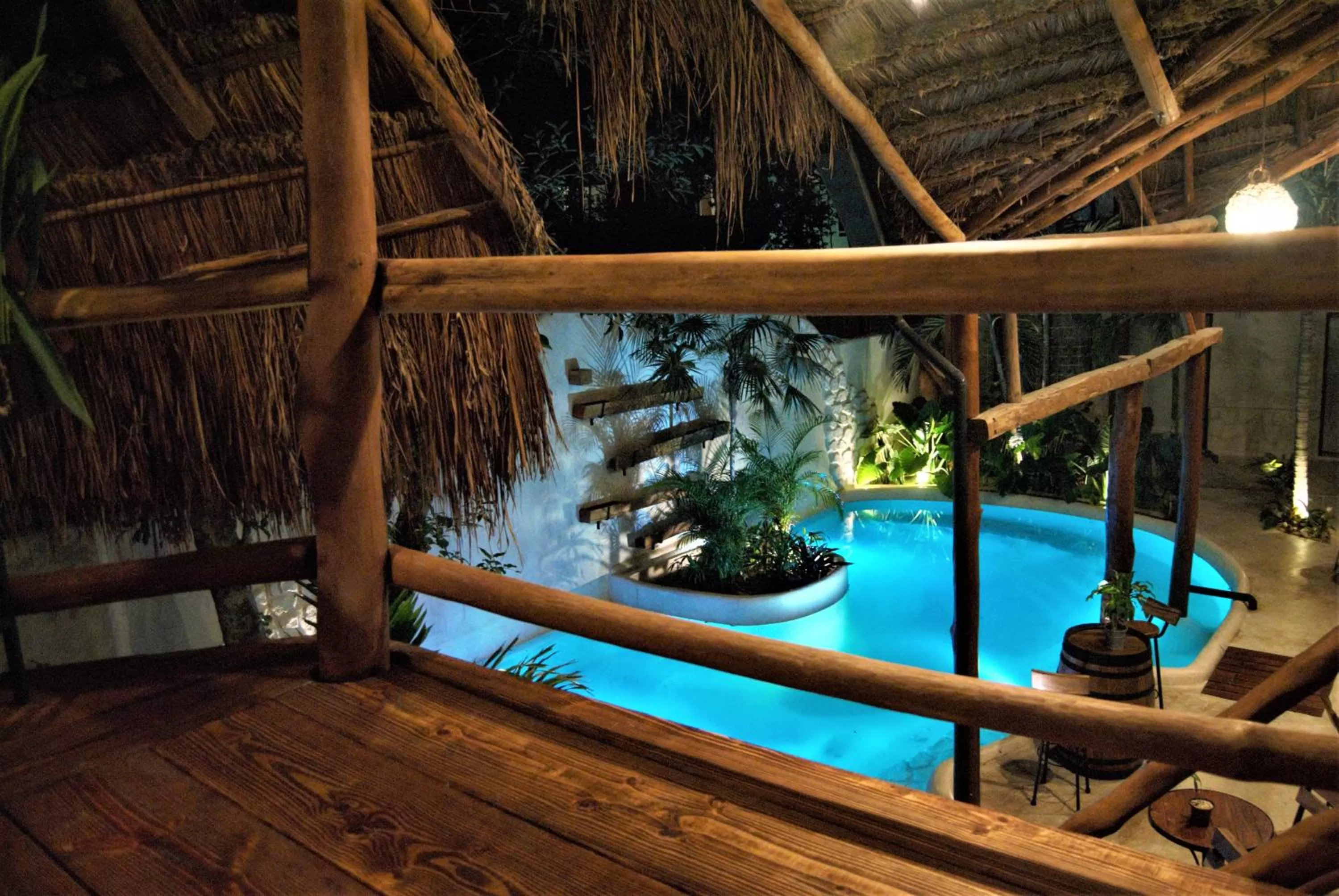 Pool view in Hotel Boutique TerraNova