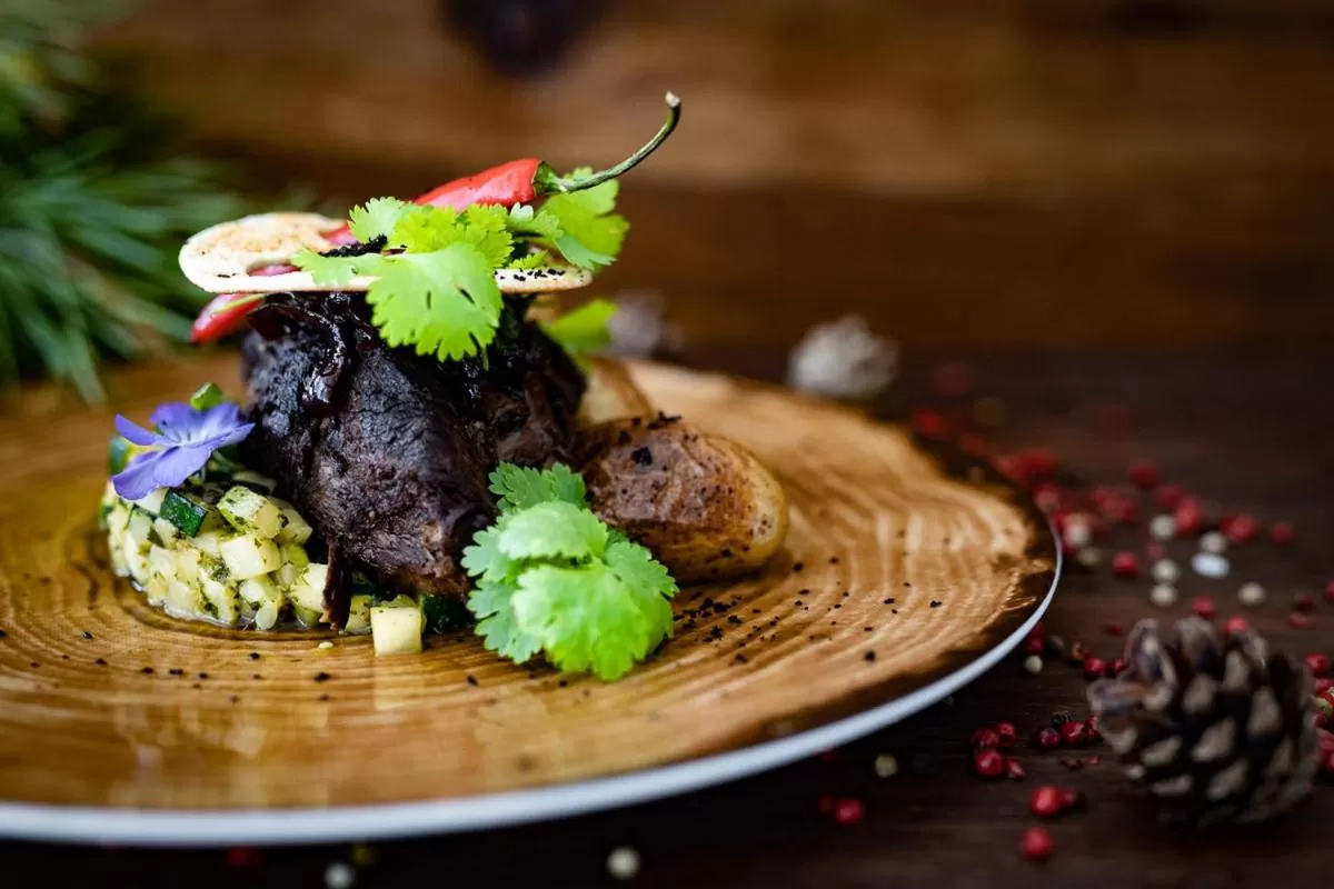 Restaurant/places to eat in Hotel Leśny