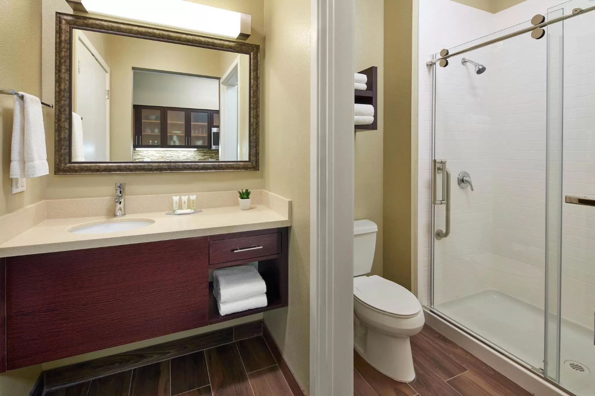Bathroom in Staybridge Suites Anaheim At The Park by IHG