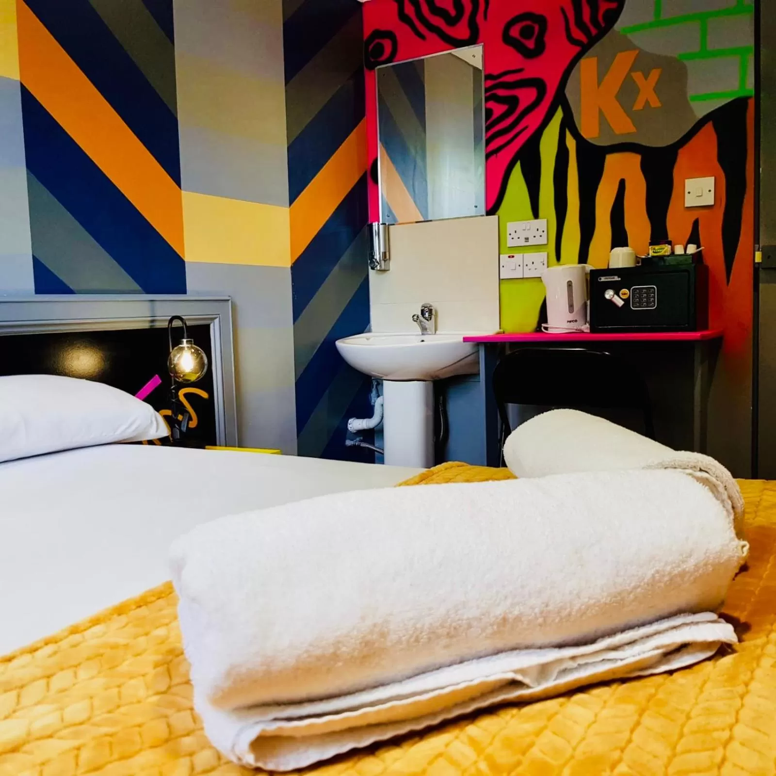 Bed in KX Rooms Kings Cross