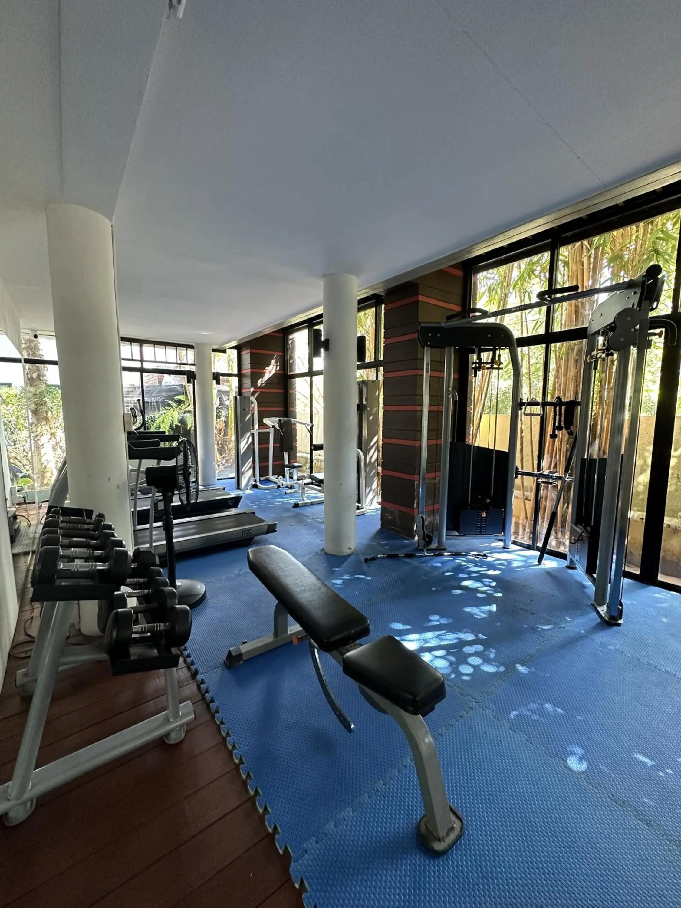 Fitness centre/facilities in Navatara Phuket Resort