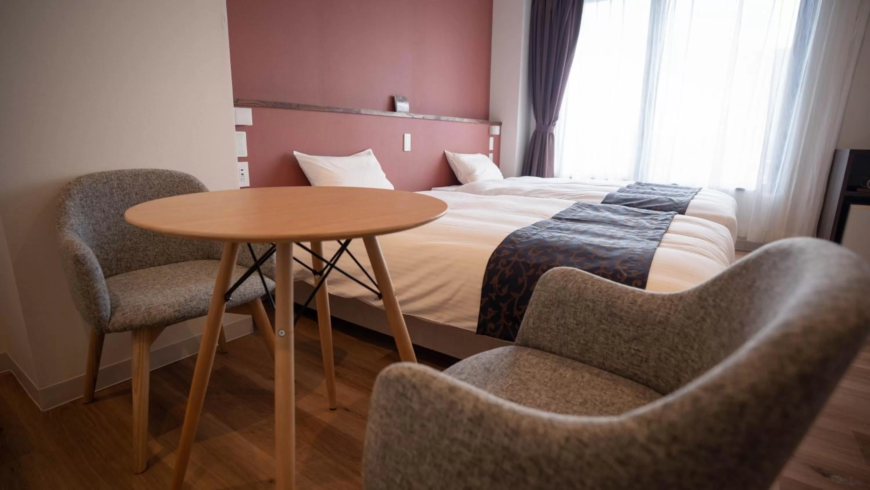 Photo of the whole room, Bed in LC Goryokaku Hotel