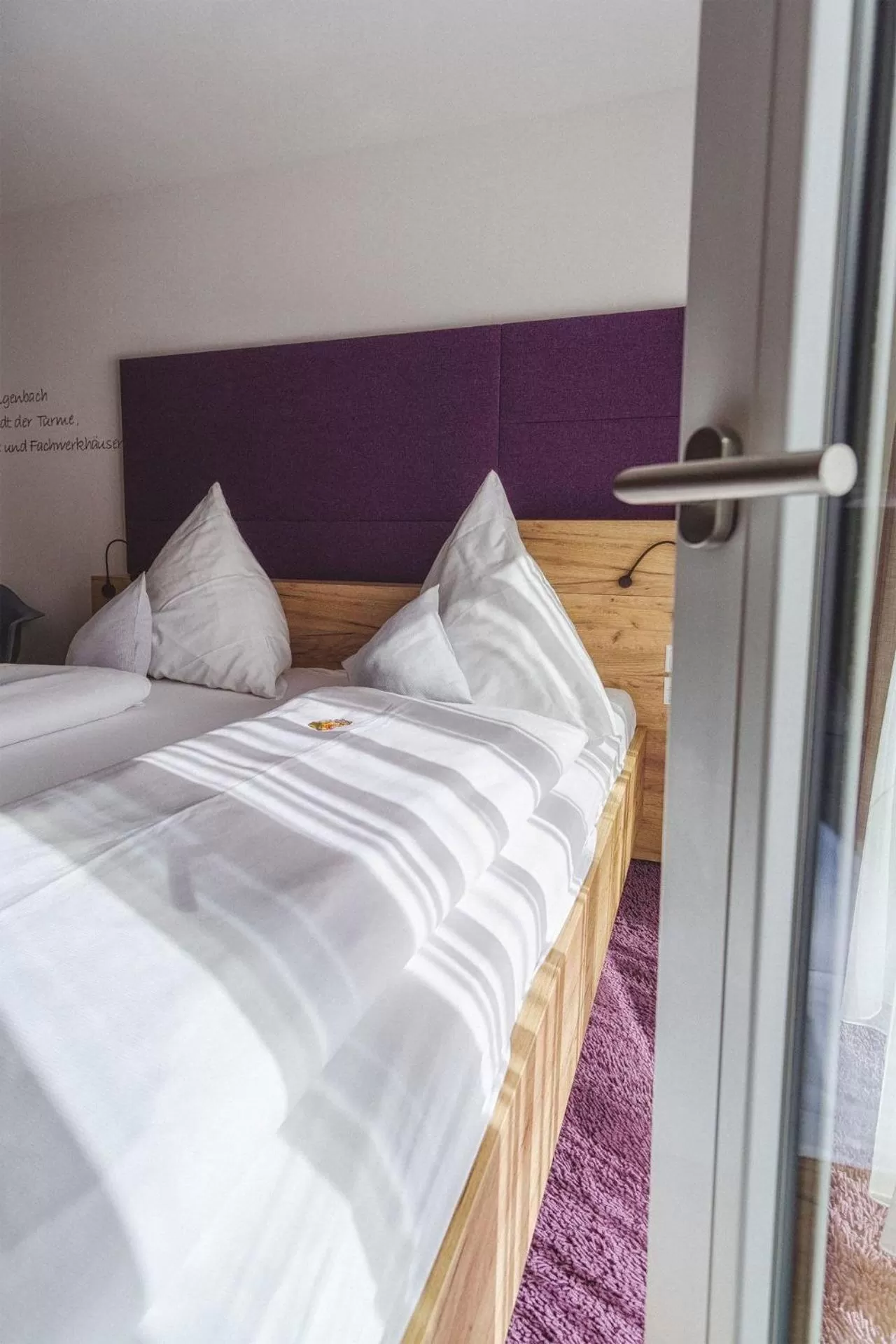 Bed in Hotel Restaurant Kochschule Rössle