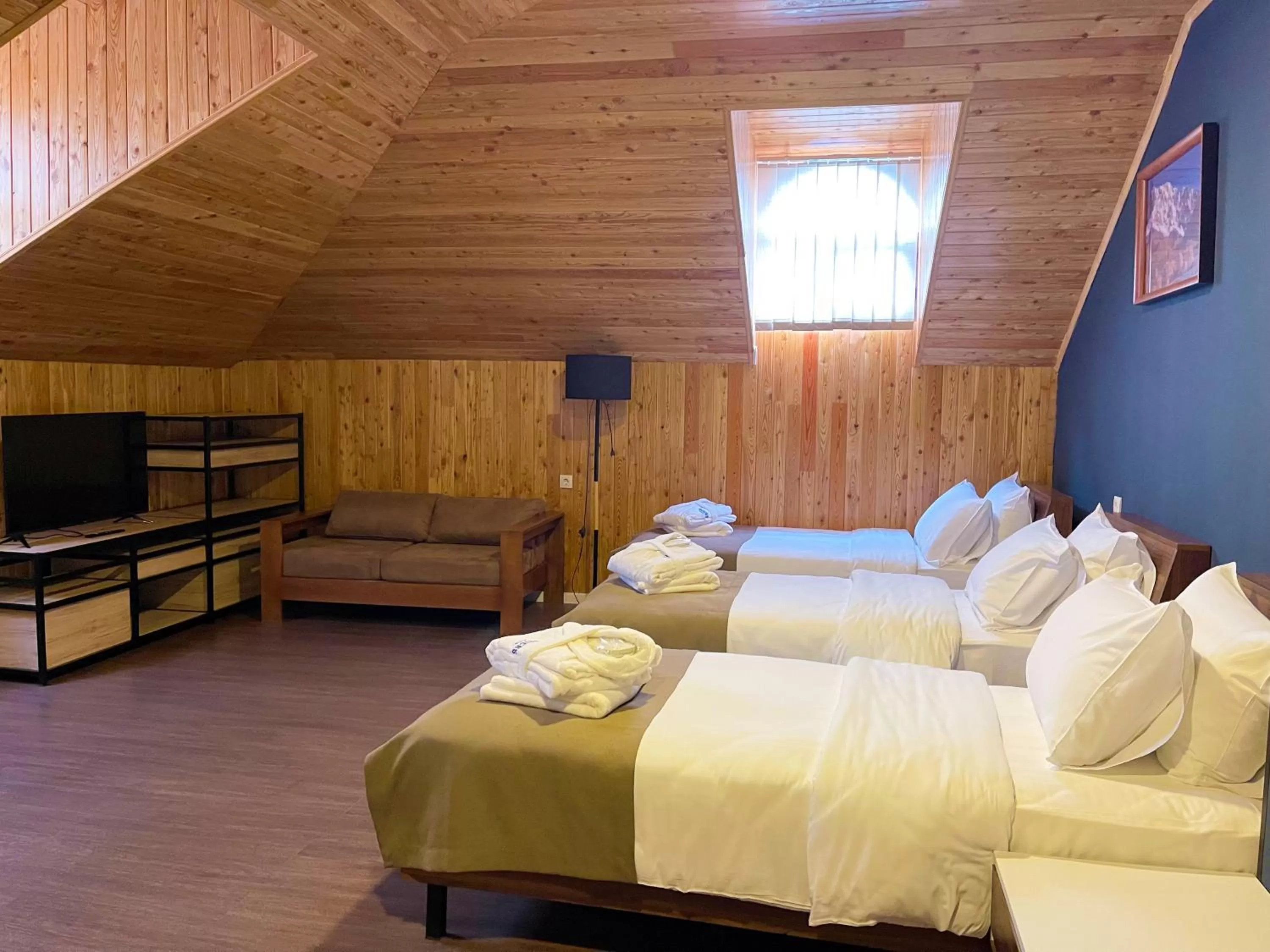 TV and multimedia, Bed in Bricks Hotel Tbilisi