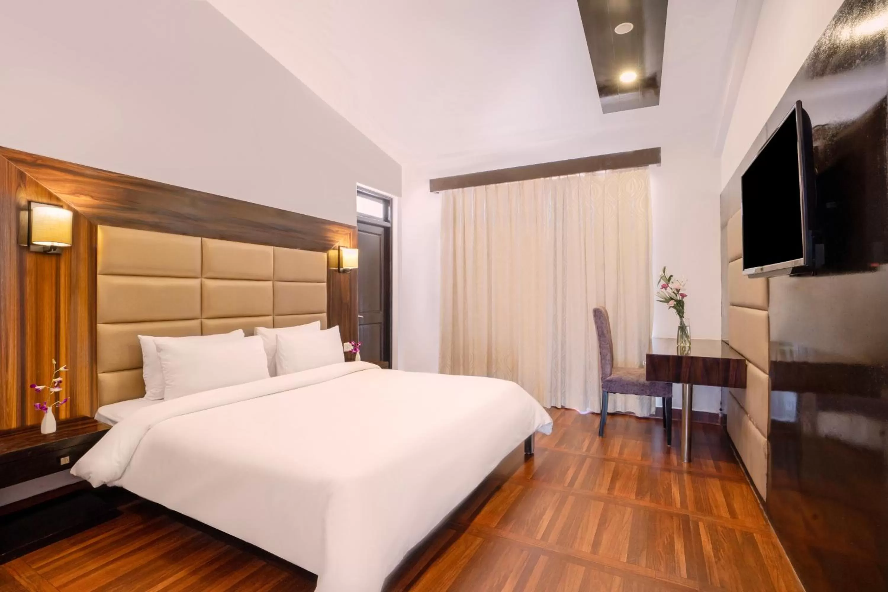 Bedroom in Country Inn Goa Varca Beach - 2 minutes walk to the beach