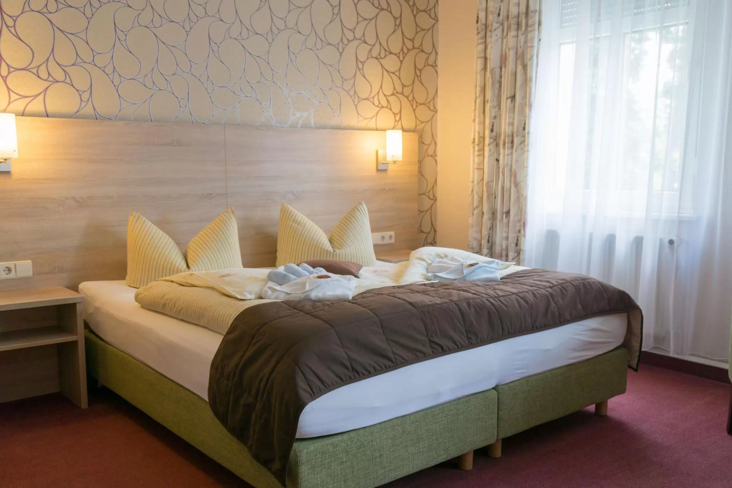 Bed in Hotel zur Post in Wurzen