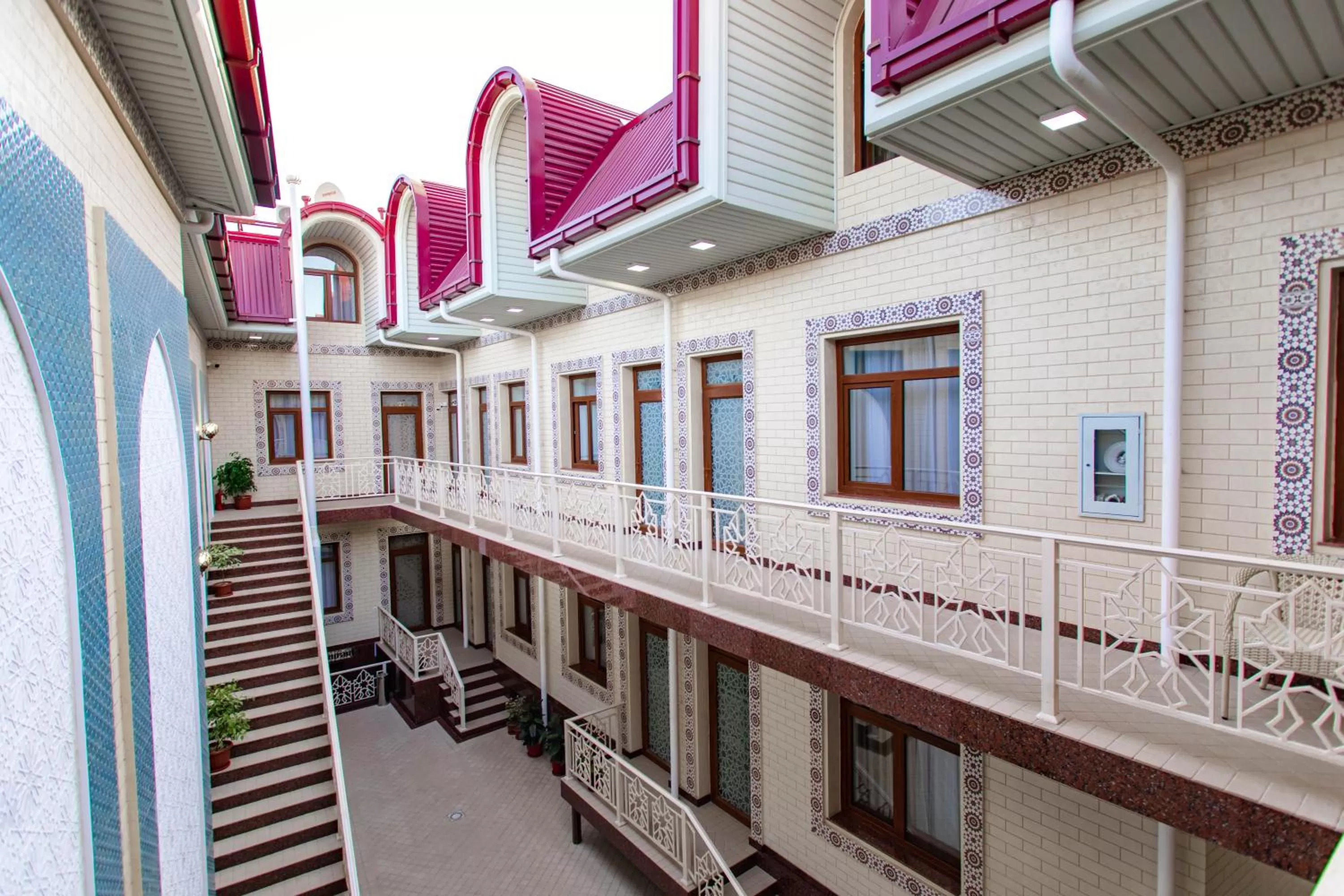 Balcony/Terrace in Registon Saroy Hotel