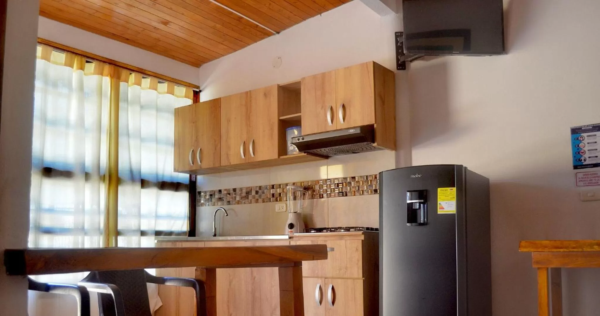 Kitchen or kitchenette in Hotel Costa Mar Coveñas