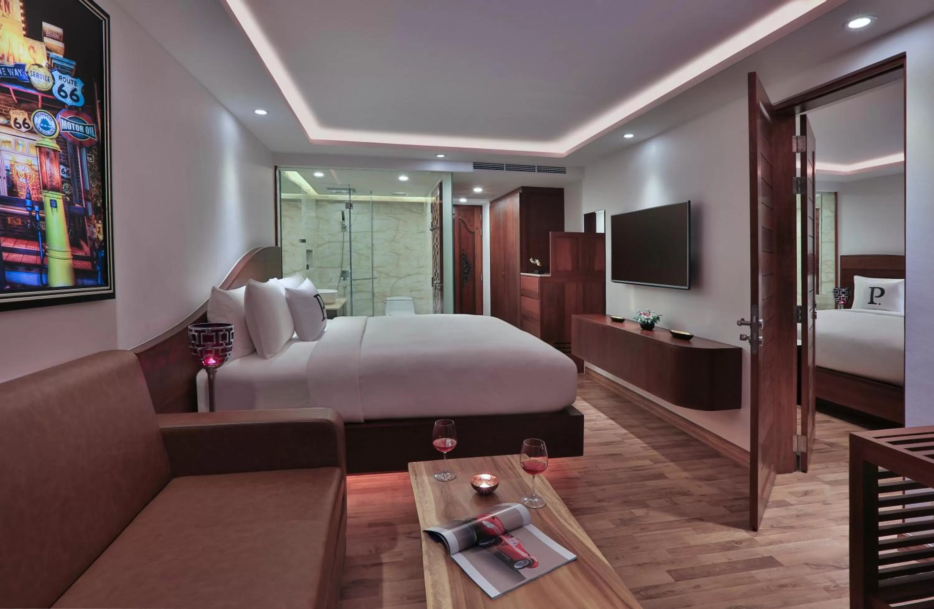 Bed in The Privilege Hotel Ezra Beach Club