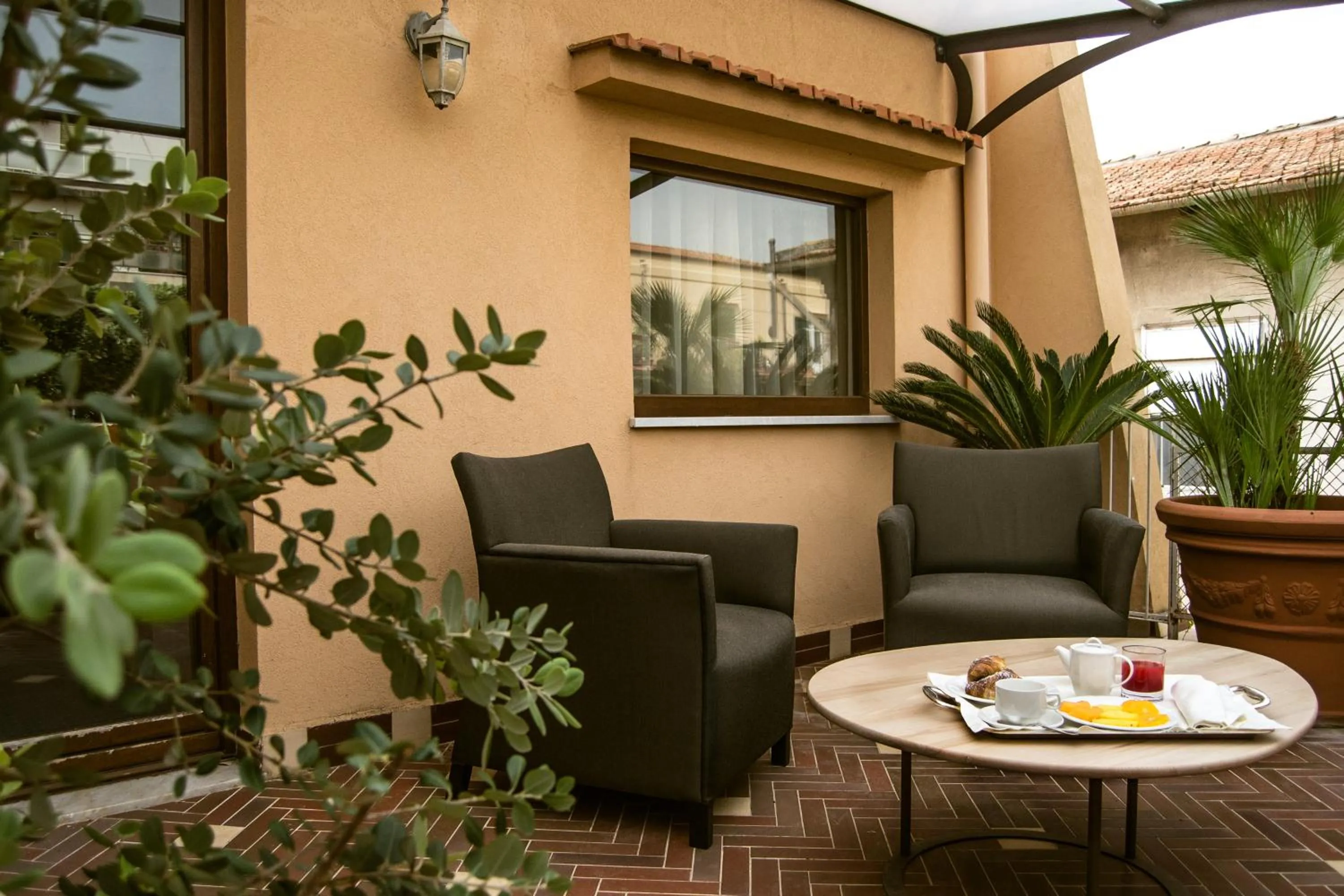 Balcony/Terrace in Hotel Federico II Central Palace