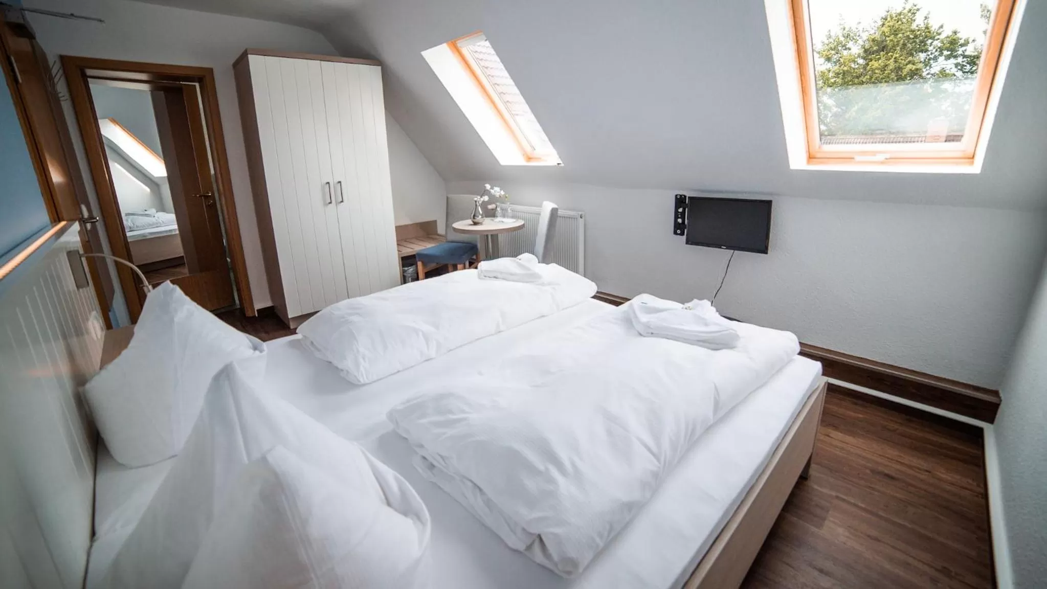 Bed in Gasthaus Zur Fähre