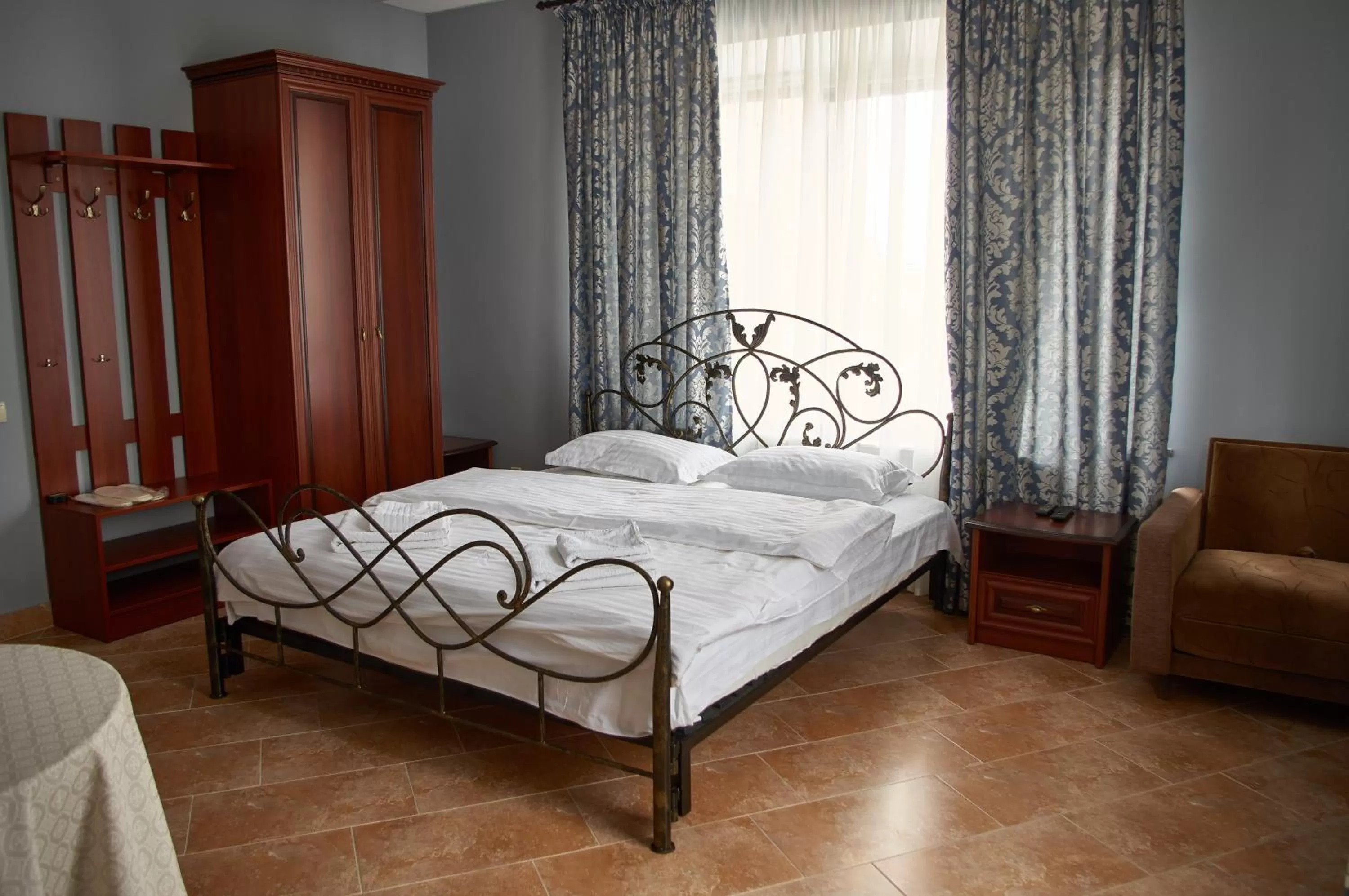 Bed in Ermitazh Hotel Complex