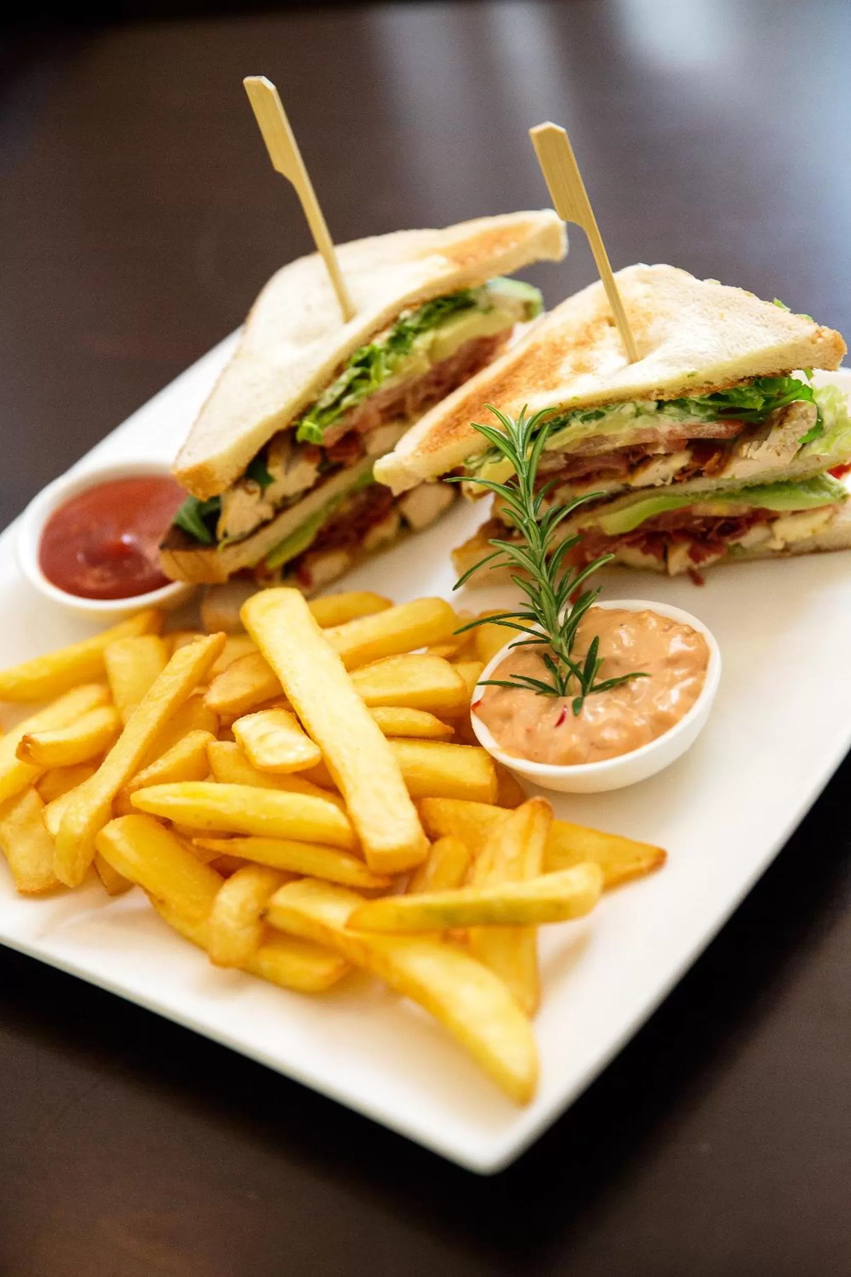 Food close-up in Hotel Sandwirth