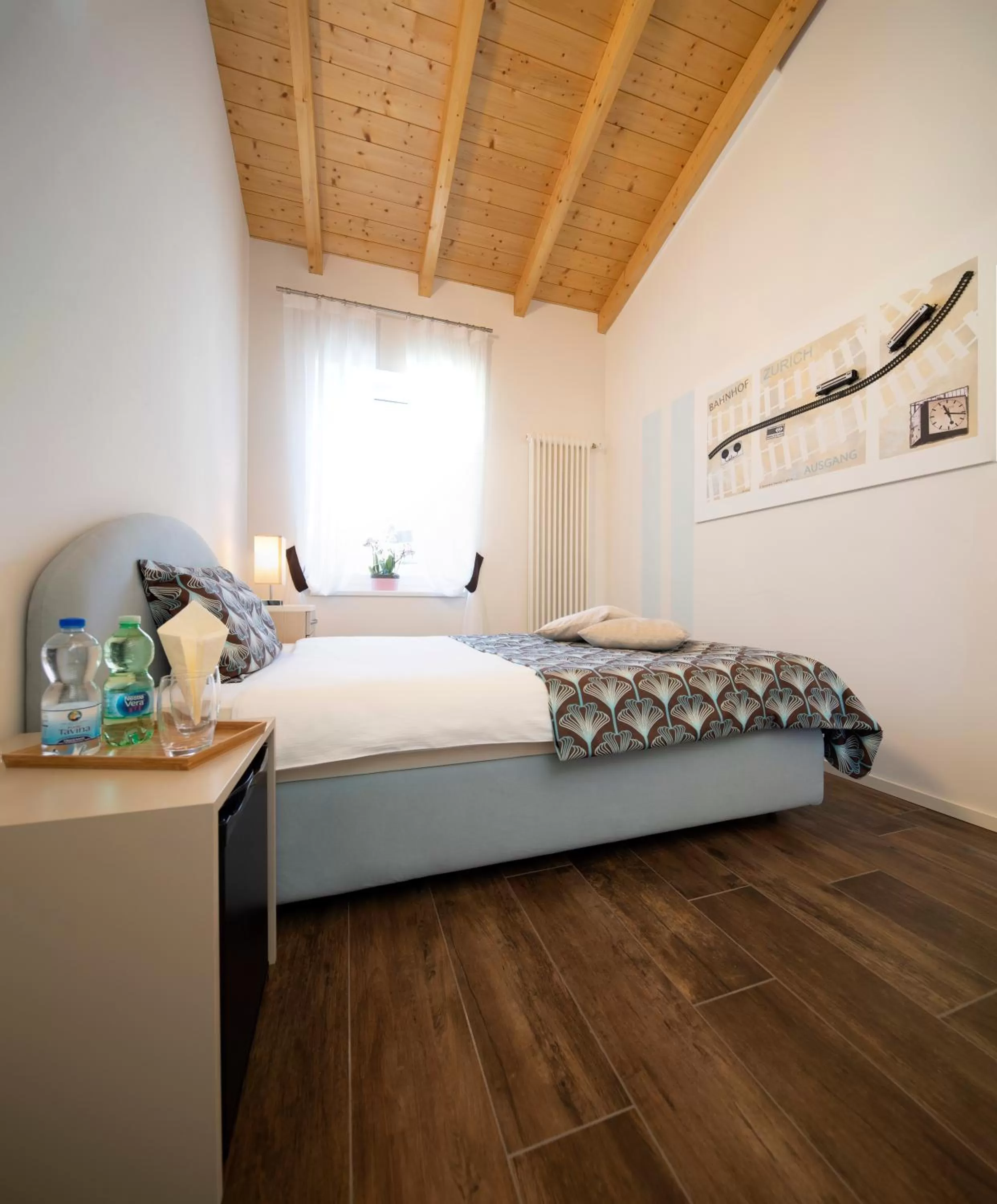 Bedroom, Bed in Albergo Ristorante Stazione Balerna